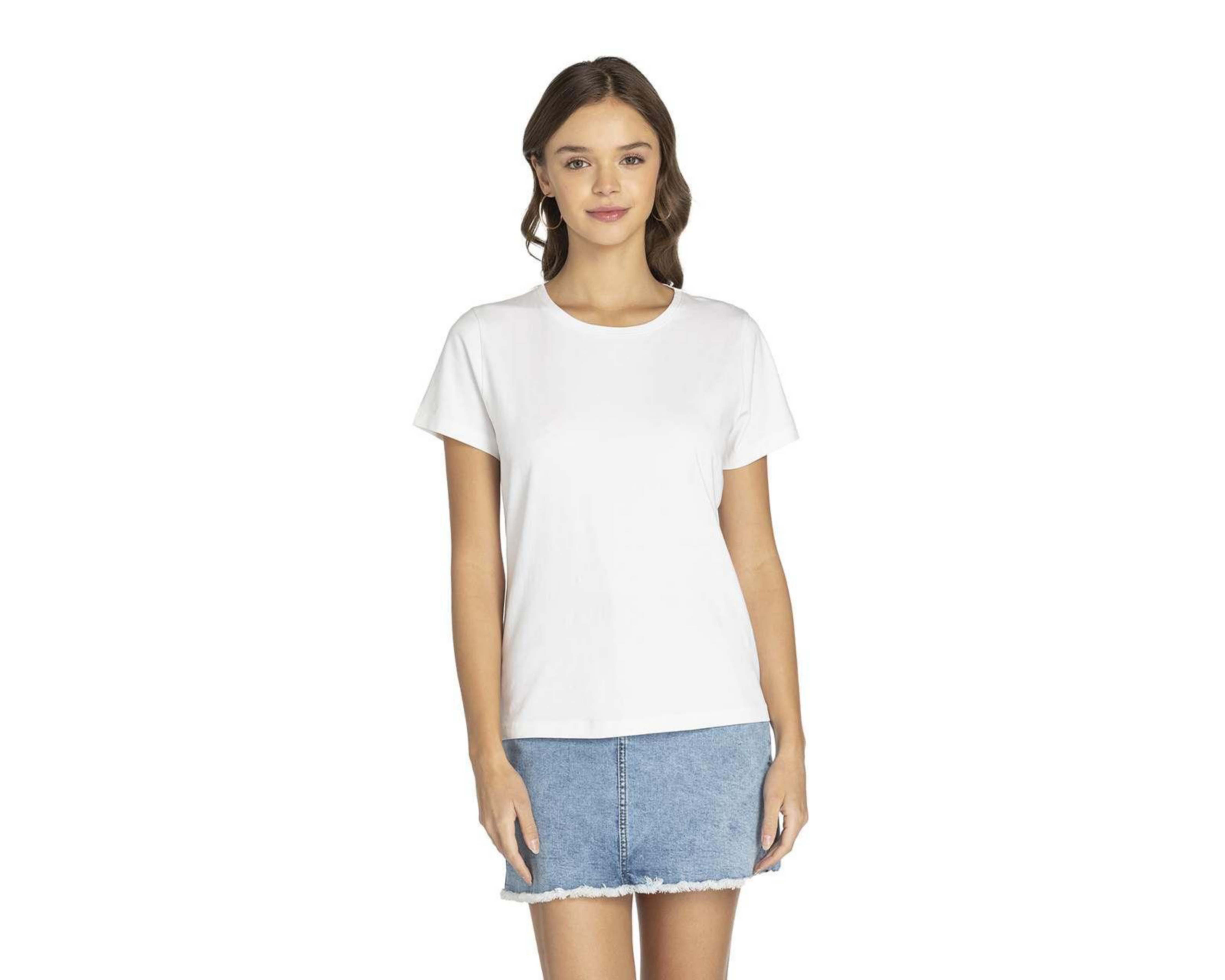 Foto 1 | Foto 1 | Playera Manga Corta con Cuello Redondo