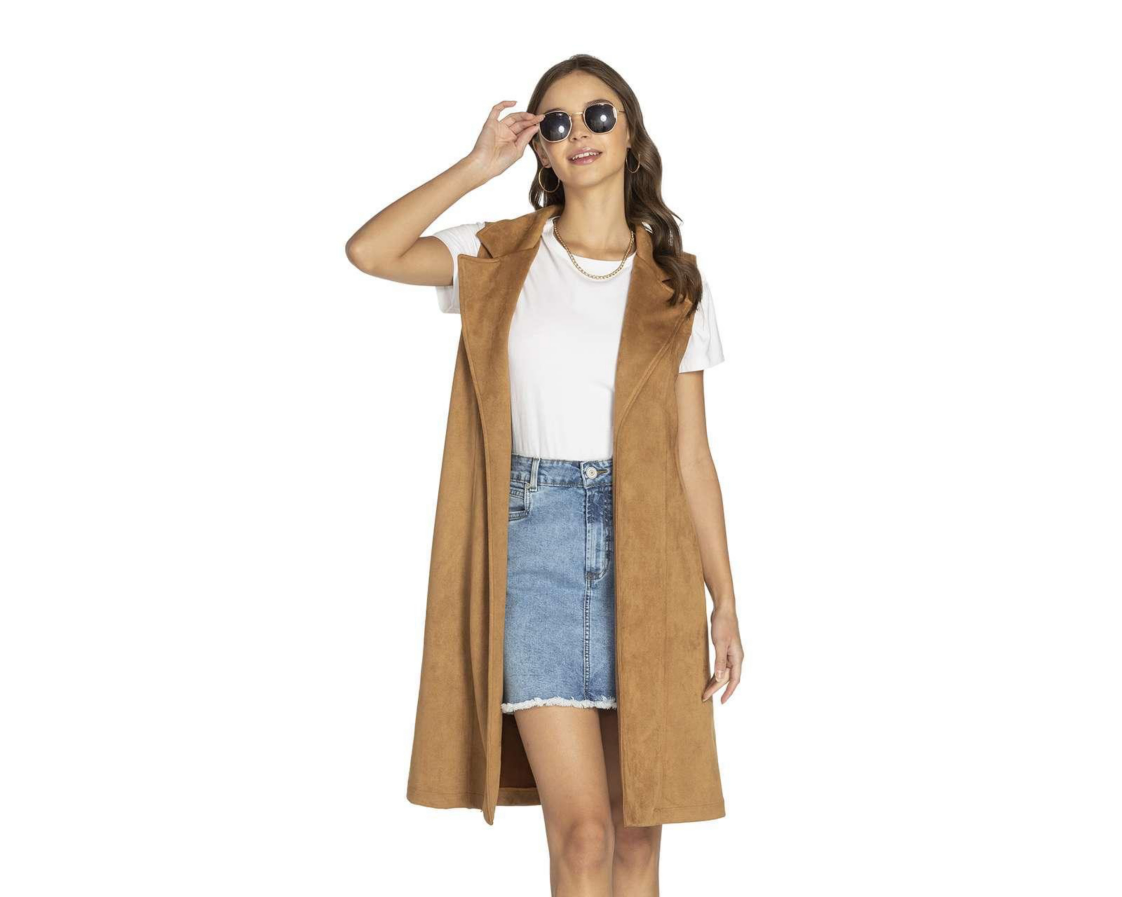 Foto 3 pulgar | Foto 2 | Playera Manga Corta con Cuello Redondo