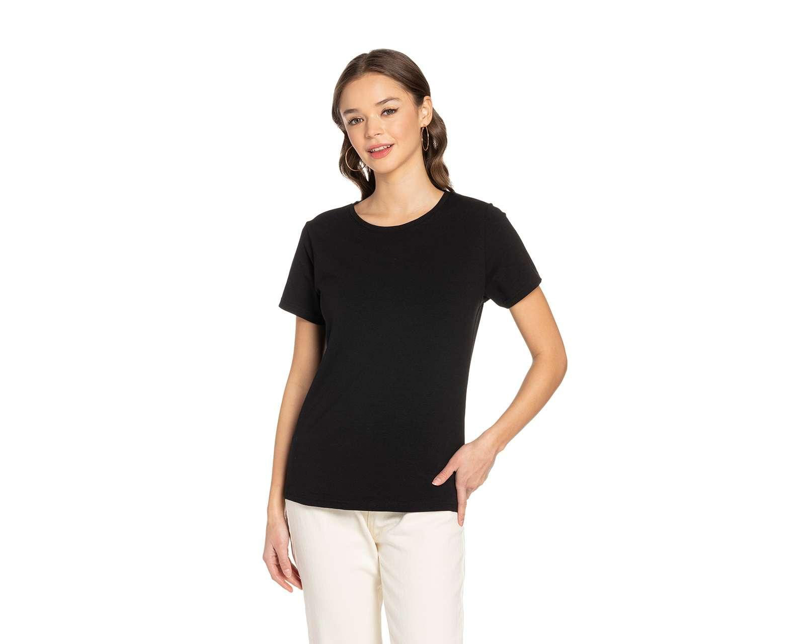 Foto 2 | Foto 2 | Playera Thinner Manga Corta con Cuello Redondo