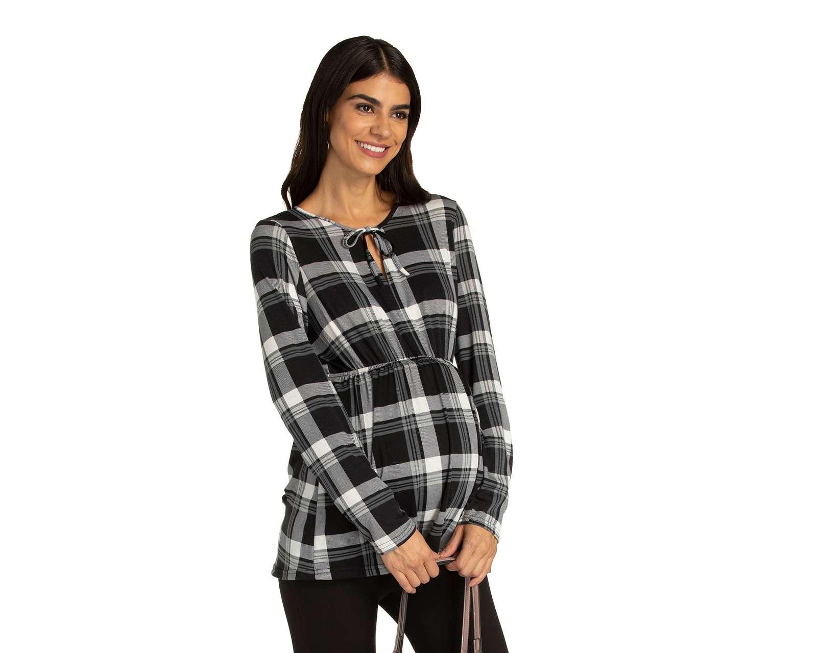 Blusa Mamá Bella Manga Larga