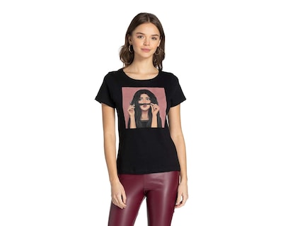 Foto 2 | Foto 2 | Playera Thinner Manga Corta Cuello Redondo