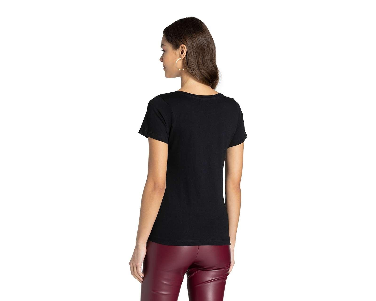 Foto 4 pulgar | Foto 3 | Playera Thinner Manga Corta Cuello Redondo