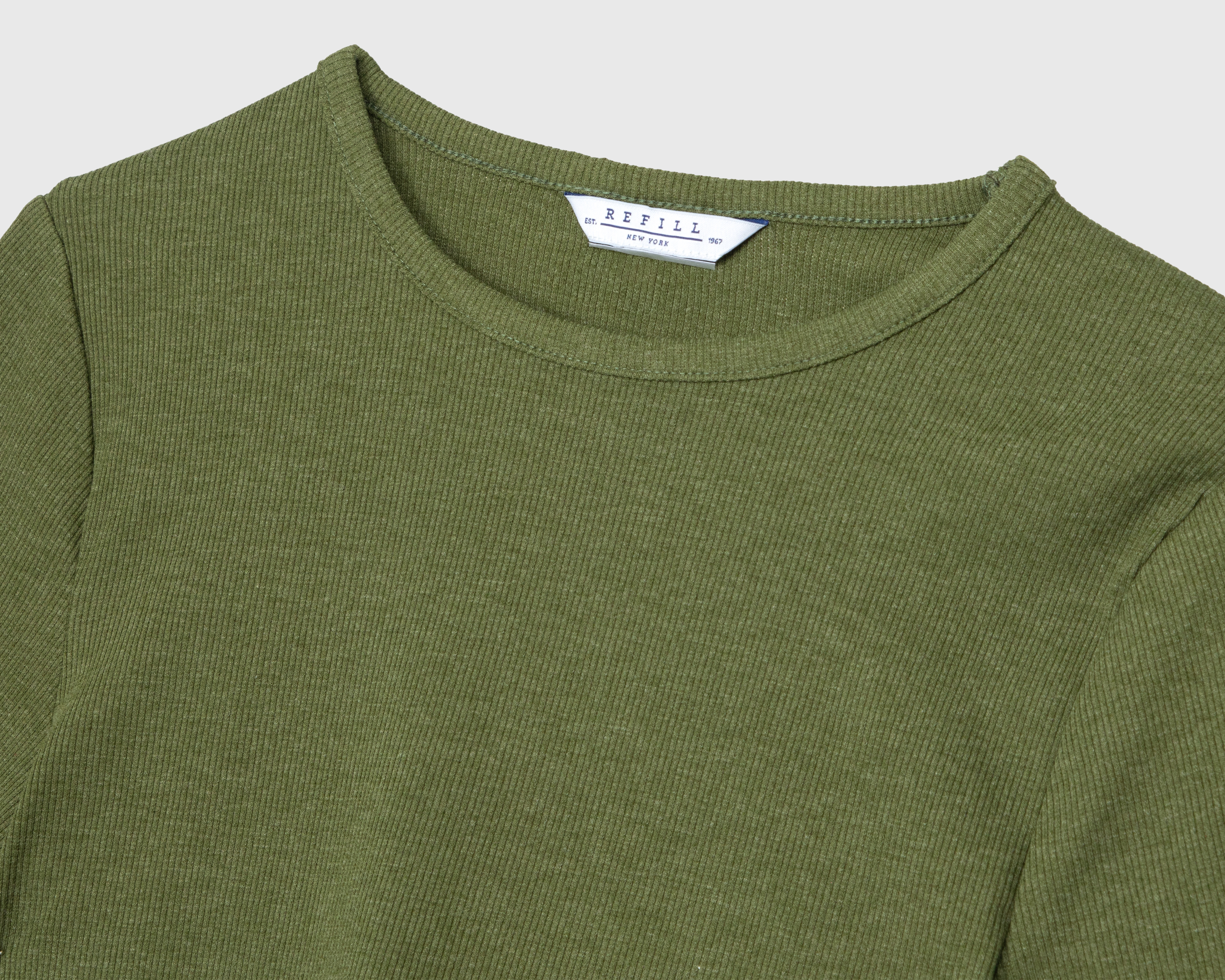 Foto 4 pulgar | Foto 3 | Playera Refill Cuello Redondo para Mujer