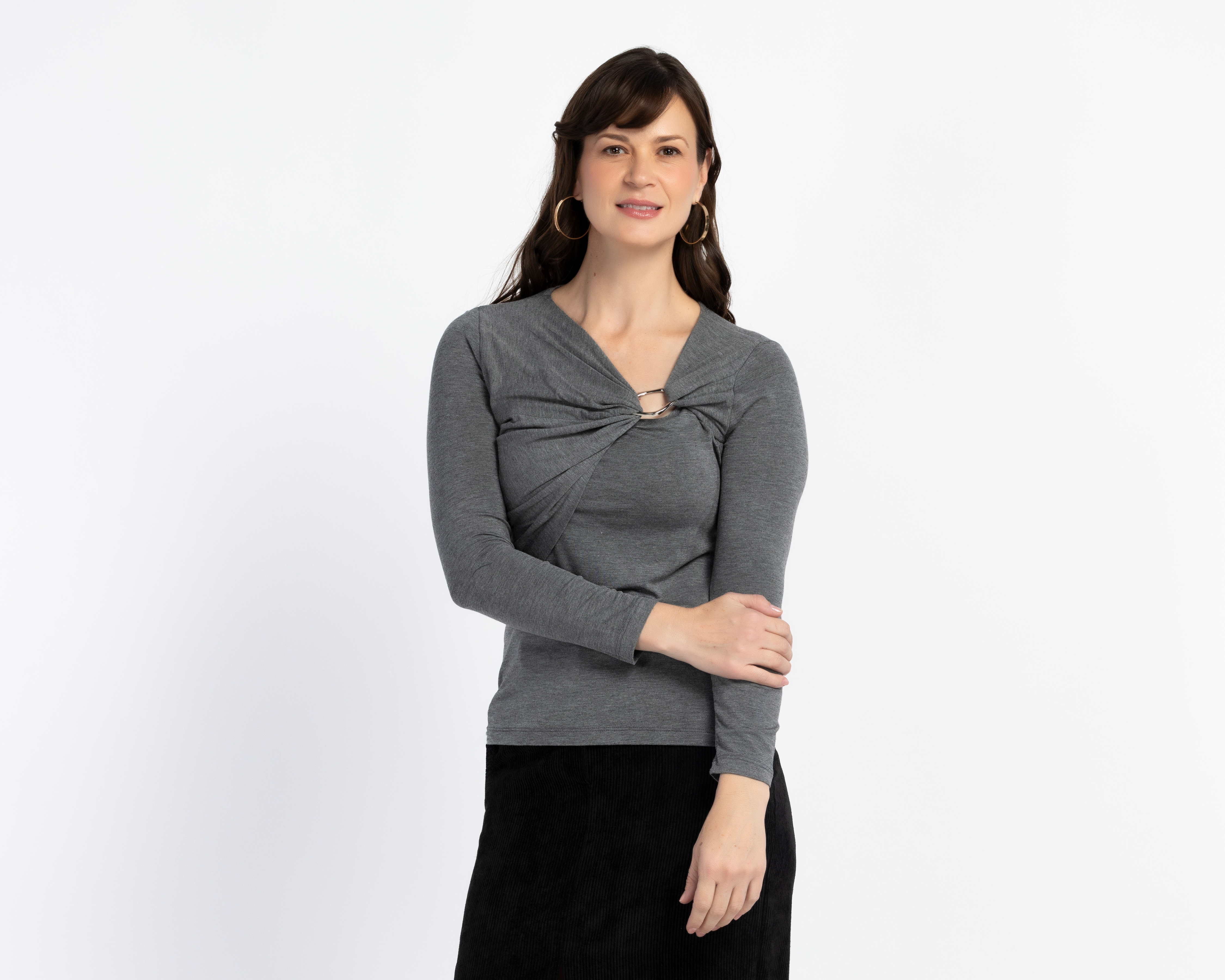 Foto 2 pulgar | Foto 1 | Blusa Asimétrica Alexis para Mujer