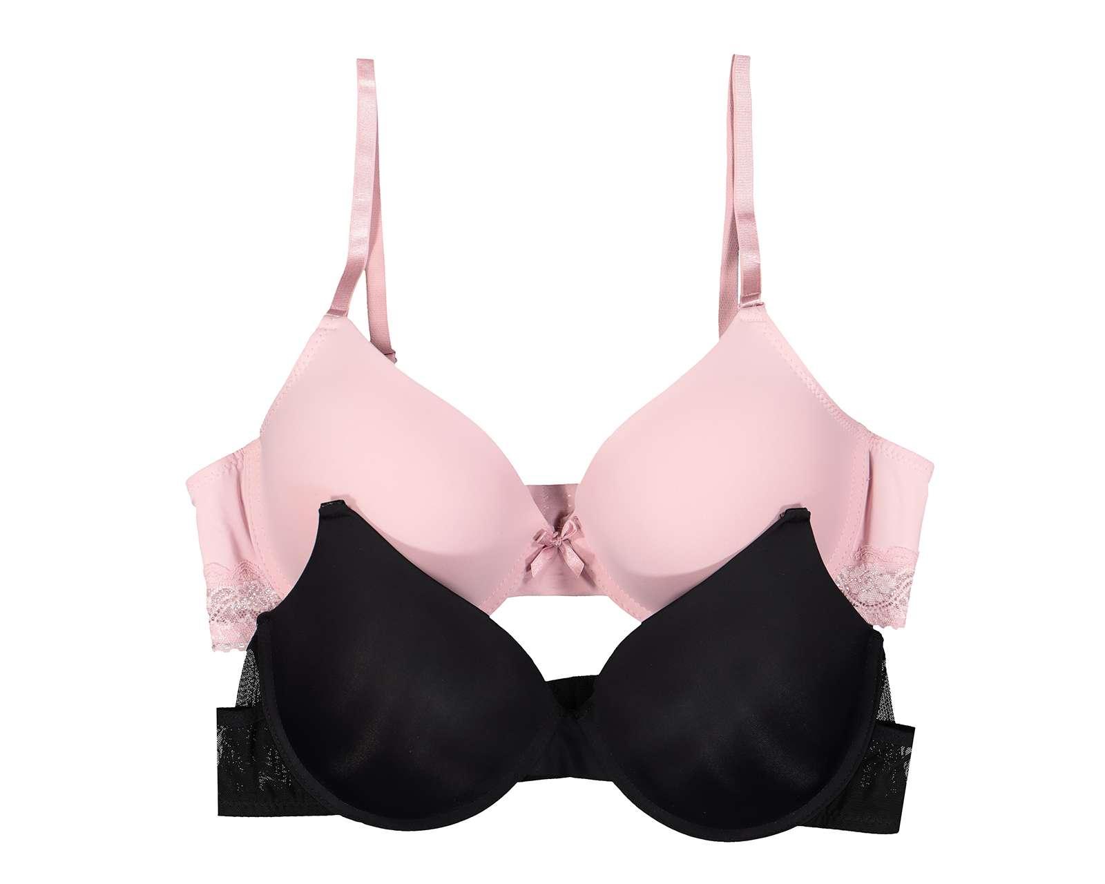 Brasier Talla Extra con Varilla Carnival Copa Completa para Mujer 2 Pack