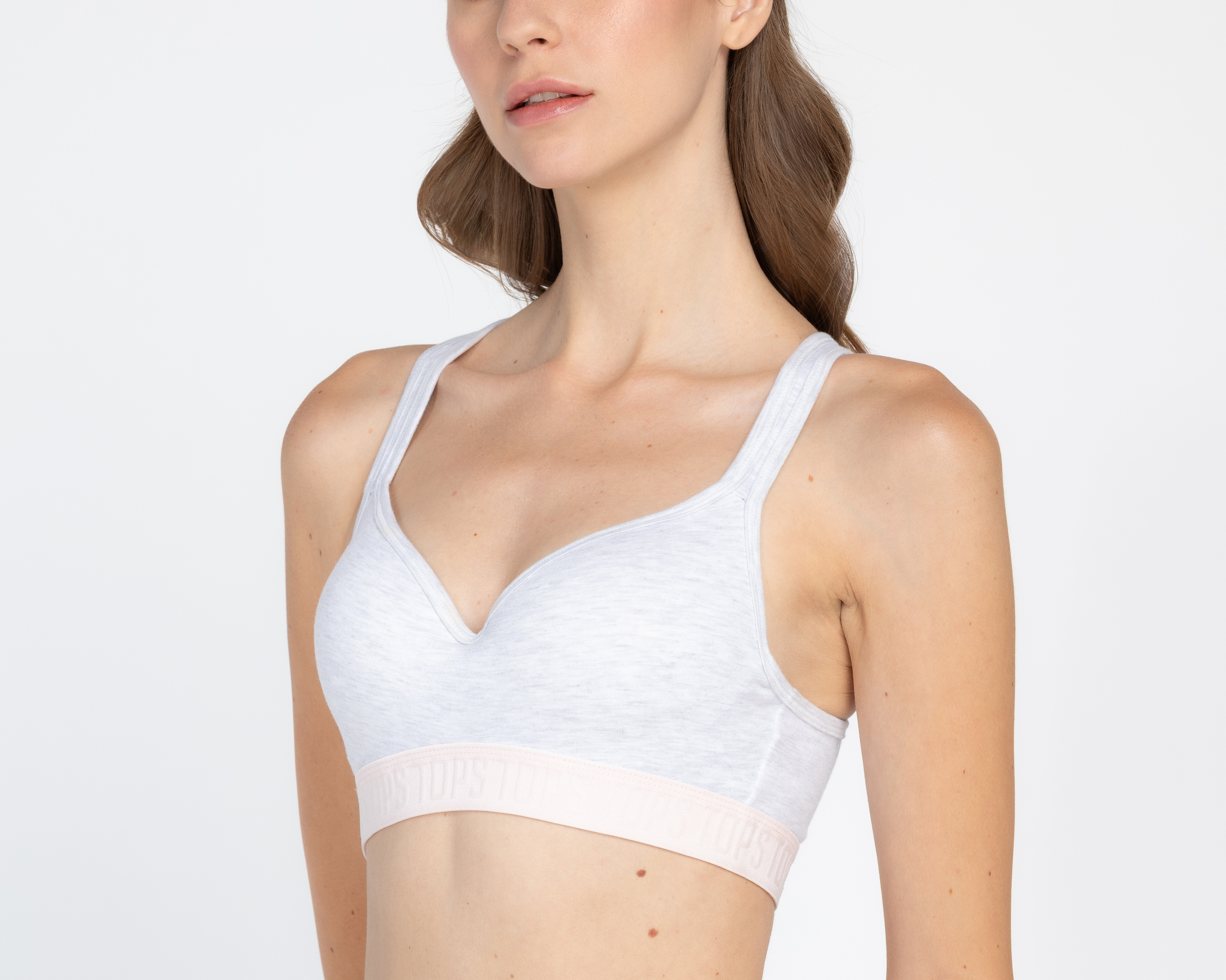 Foto 3 | Foto 3 | Top Copa Completa Gris Tops & Bottoms
