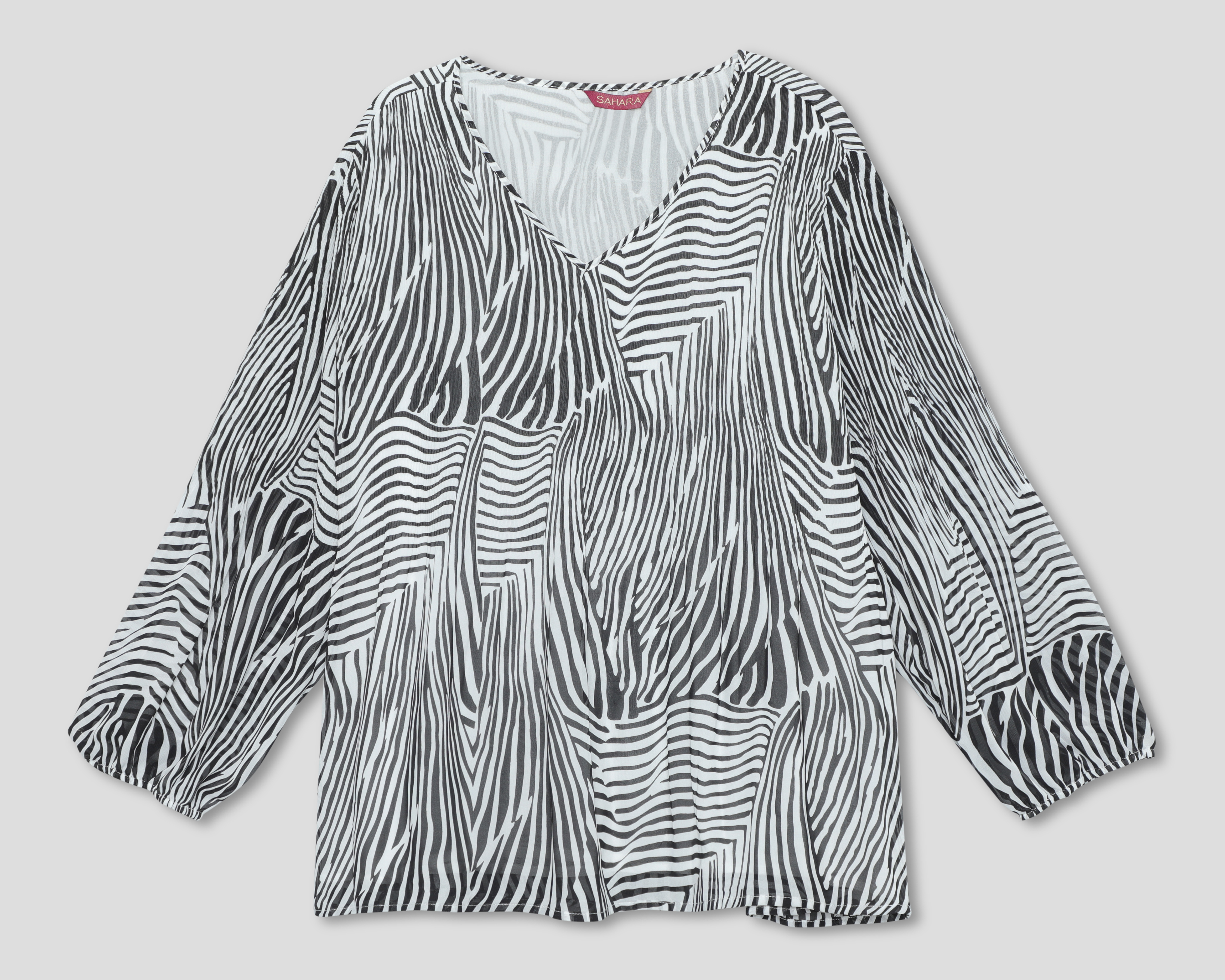 Foto 2 pulgar | Foto 1 | Blusa Sahara Estampada para Mujer