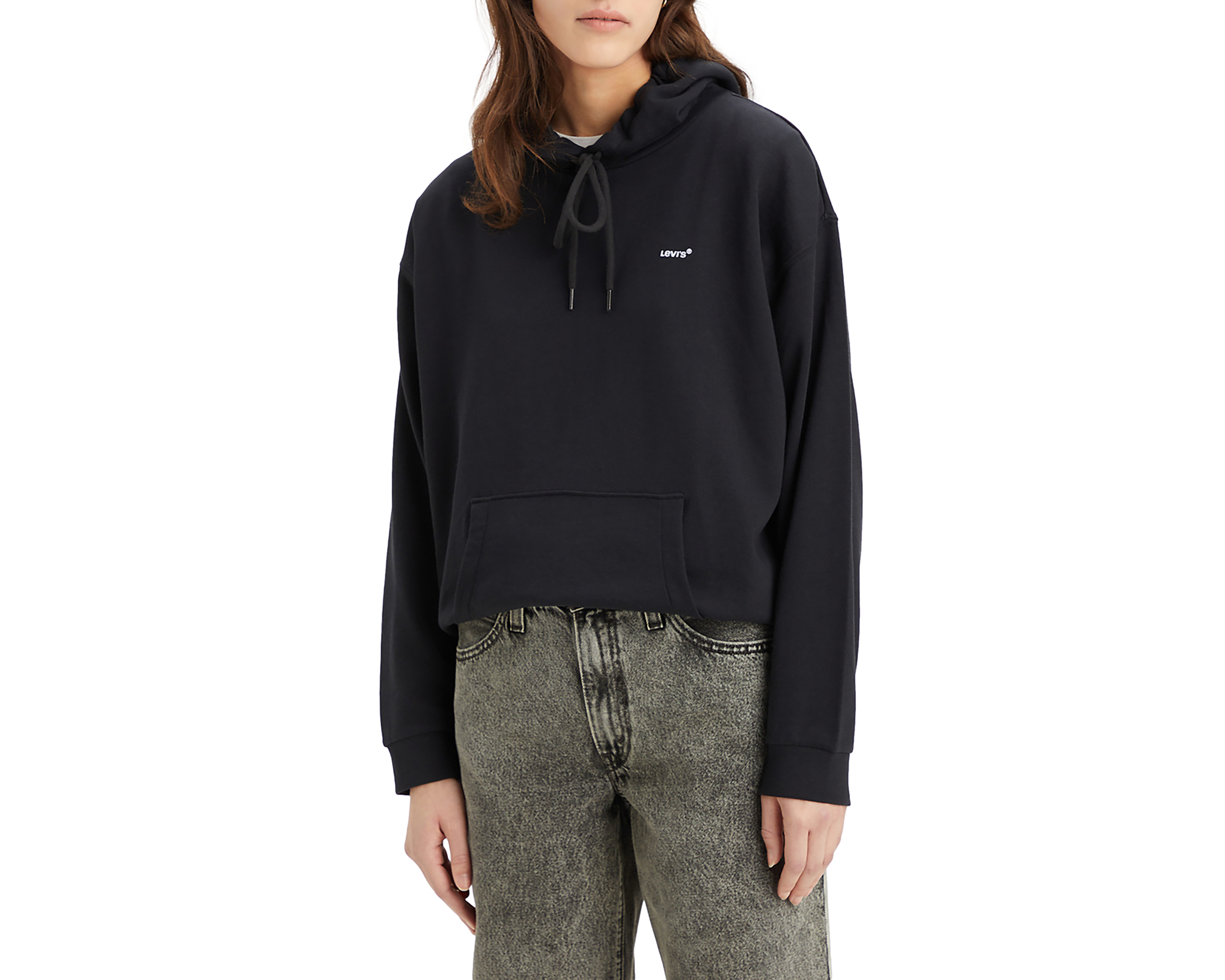 Foto 1 | Foto 1 | Sudadera Levi's Negra con Capucha