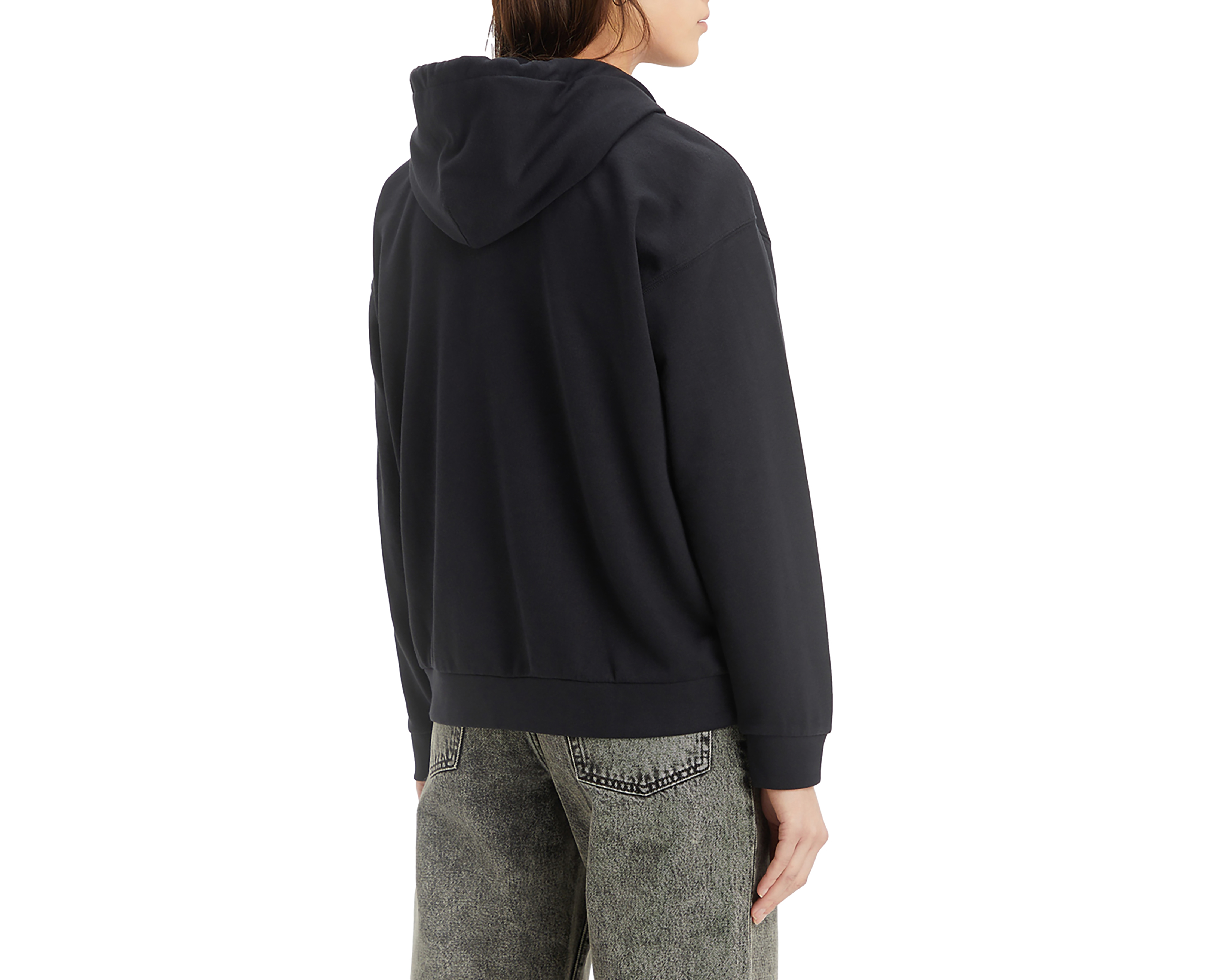 Foto 4 pulgar | Foto 3 | Sudadera Levi's Negra con Capucha