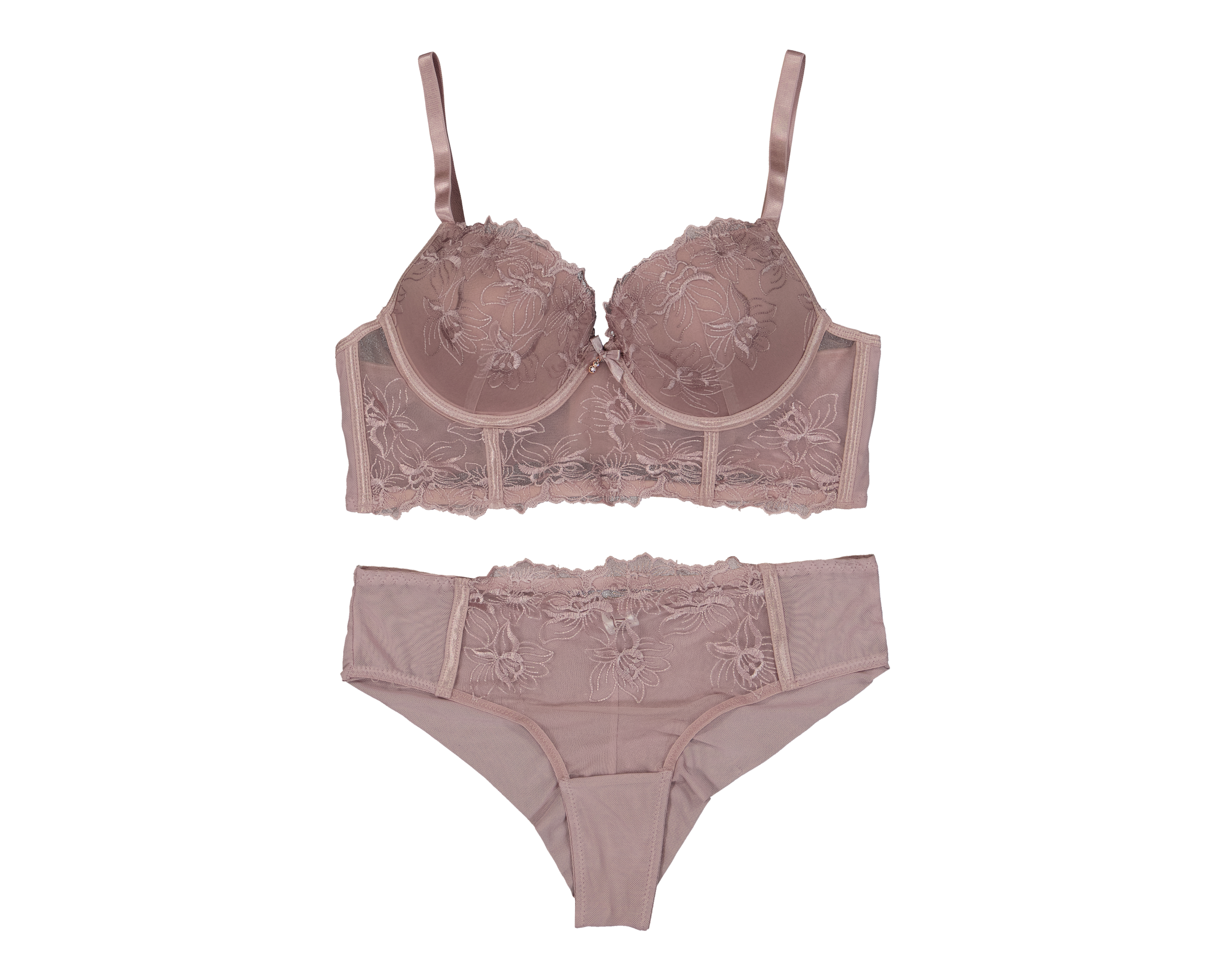 Foto 2 pulgar | Foto 1 | Coordinado de Encaje Copa Completa Carnival