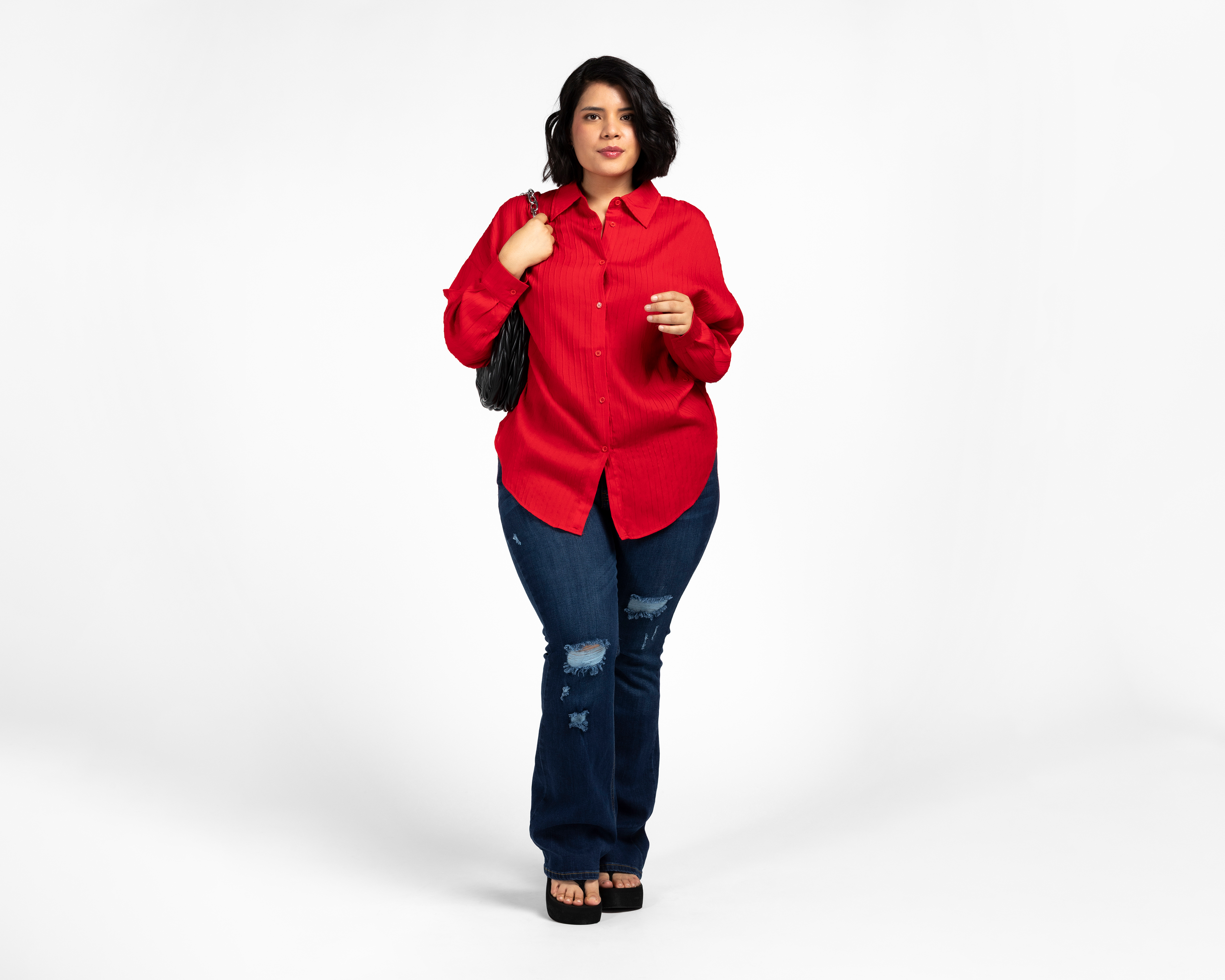 Foto 3 pulgar | Foto 2 | Blusa Manga Larga Sahara para Mujer