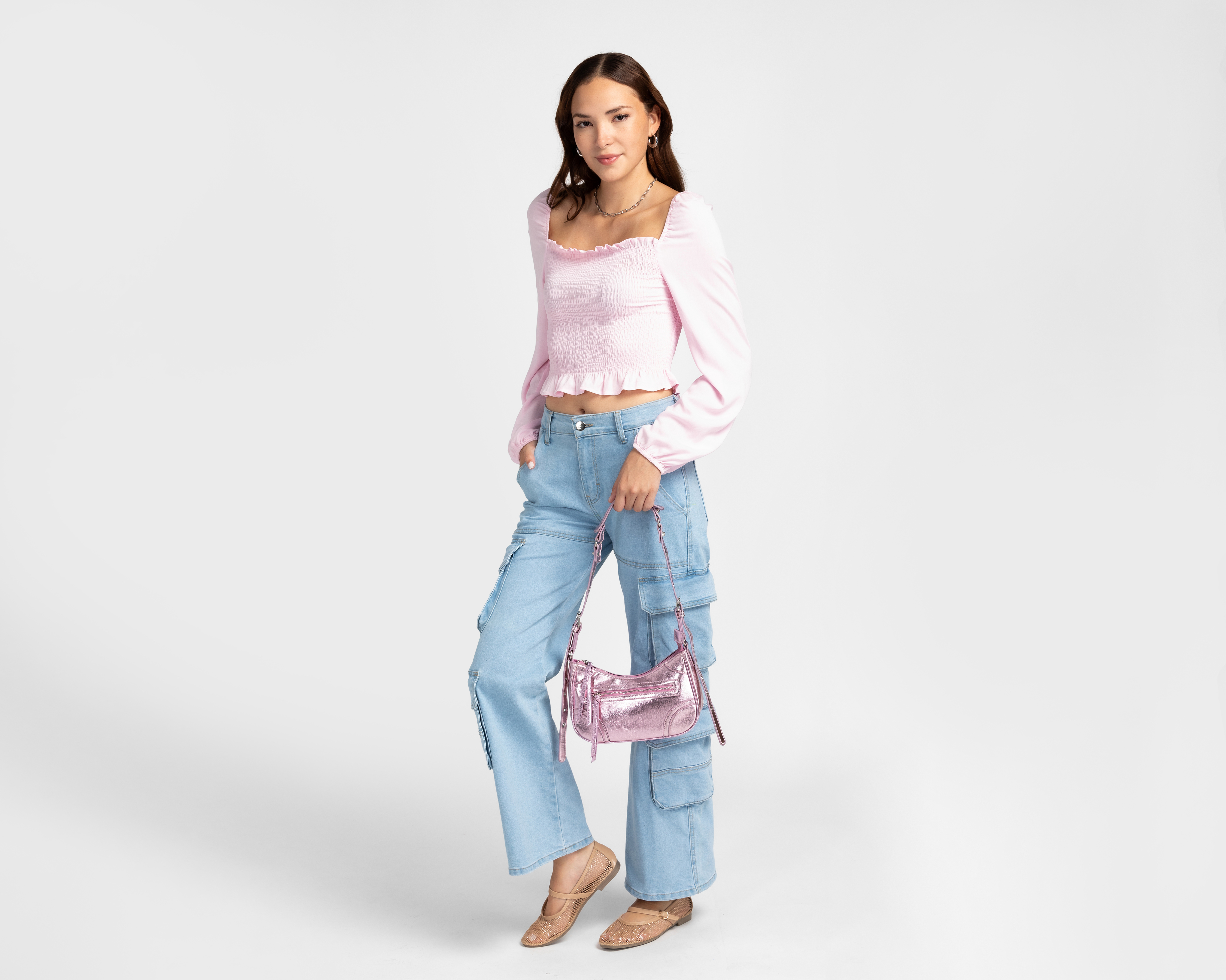 Foto 3 pulgar | Foto 2 | Blusa 18 Forever Manga Larga para Mujer