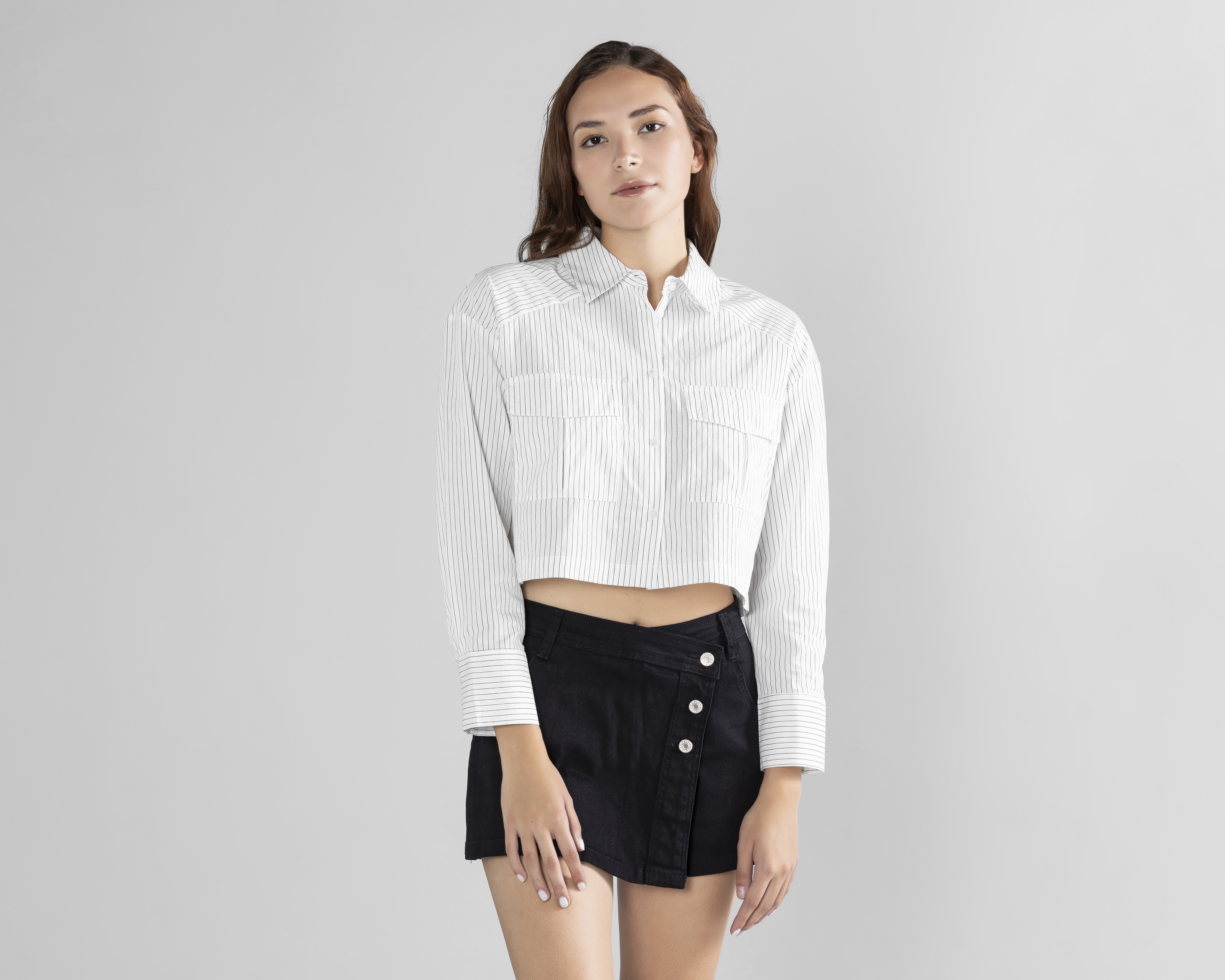 Blusa Manga Larga Strona para Mujer