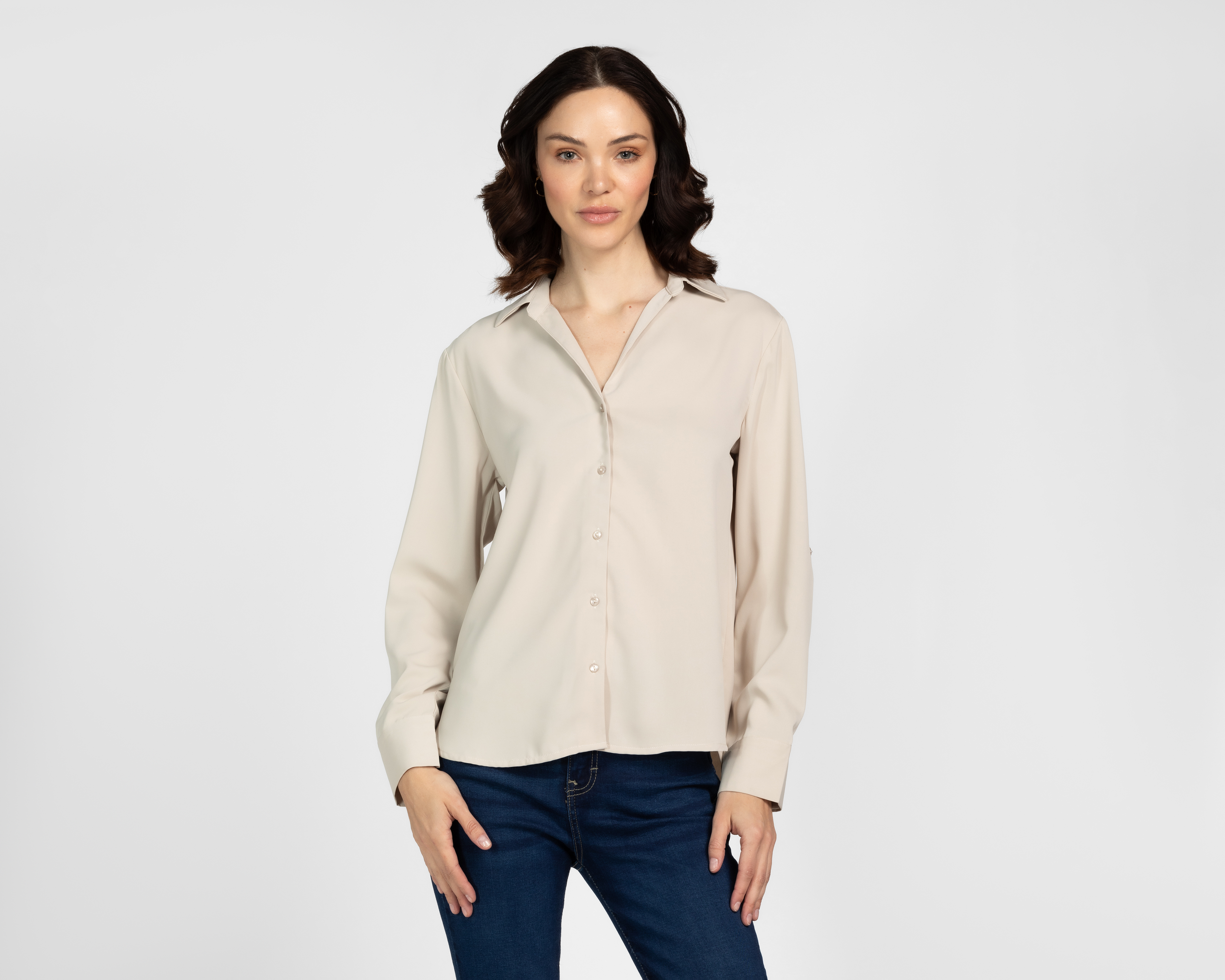 Blusa Jennifer Lopez Manga Larga para Mujer