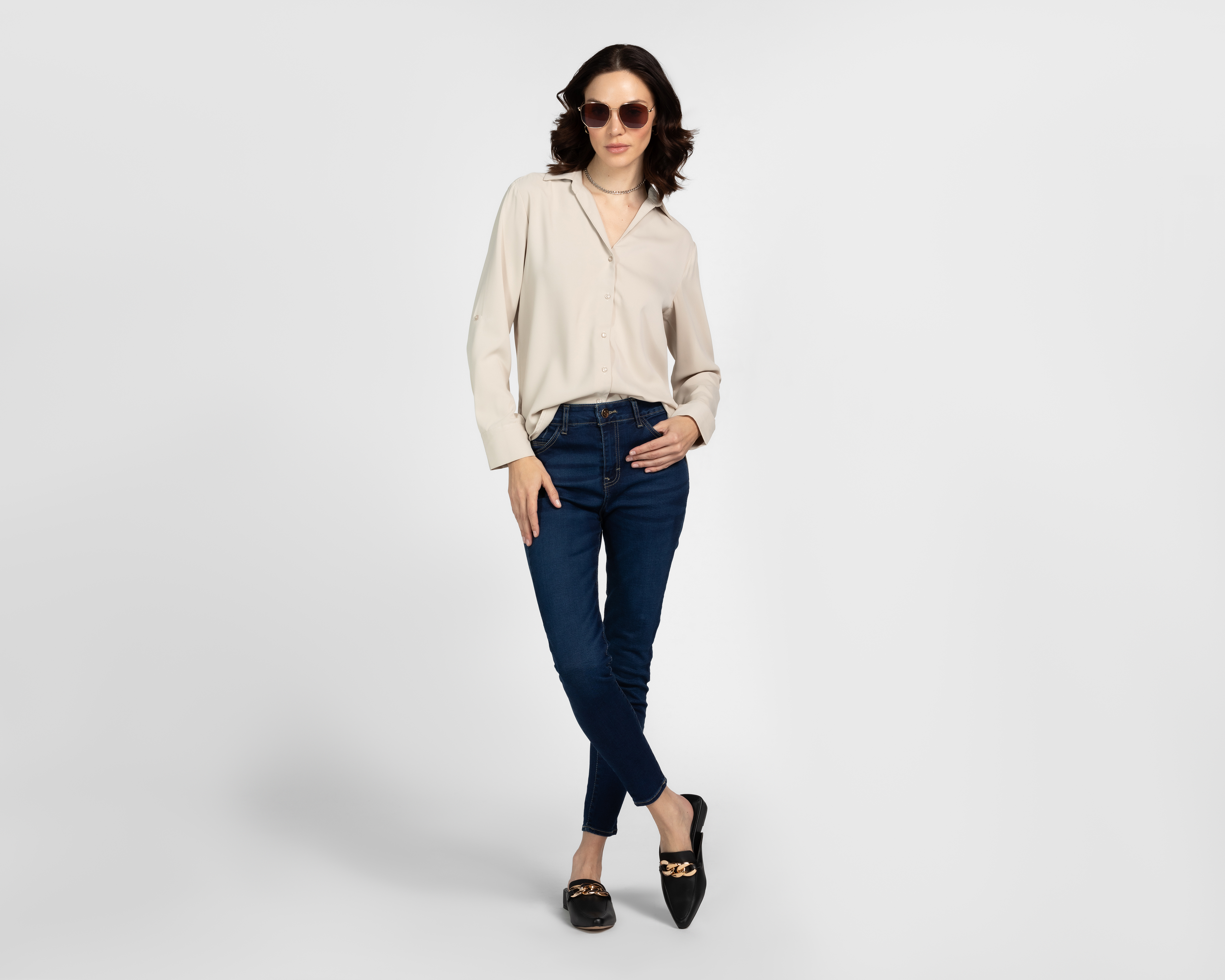 Foto 2 | Foto 2 | Blusa Jennifer Lopez Manga Larga para Mujer