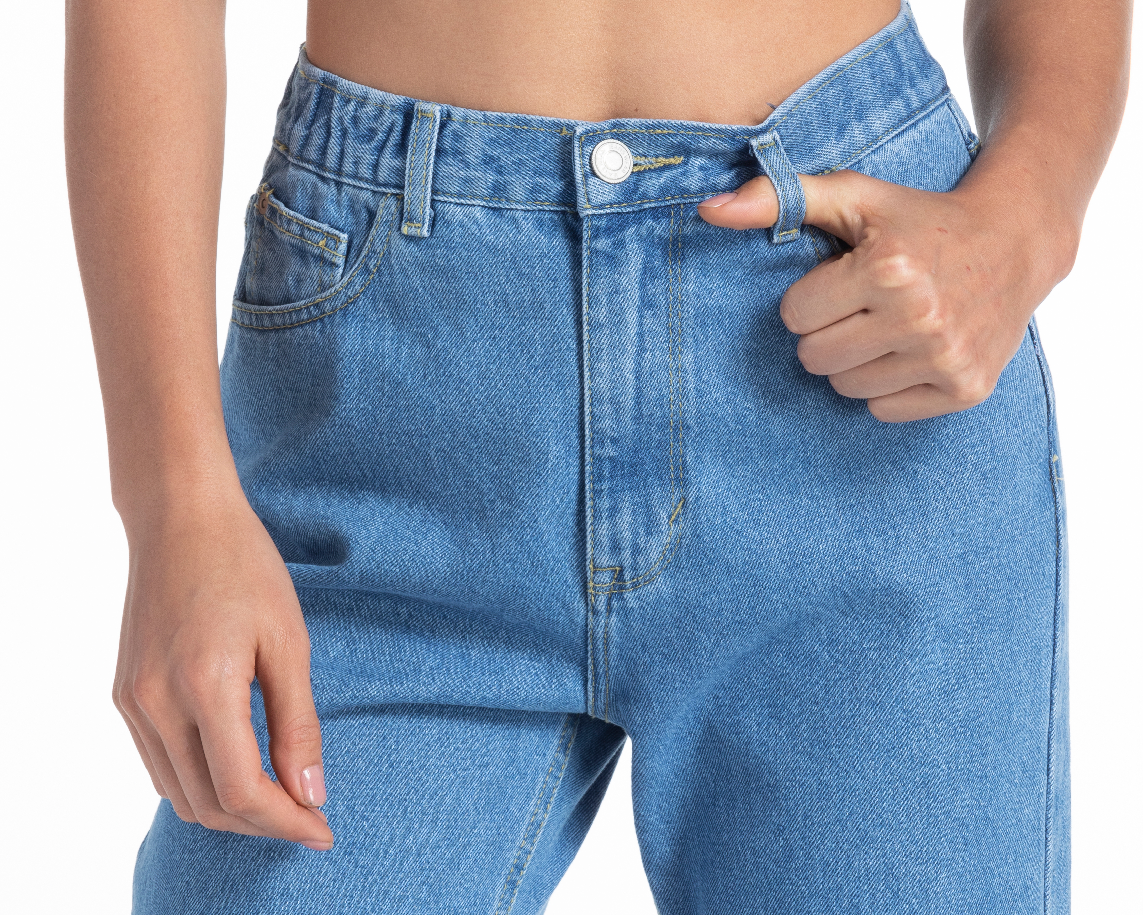 Foto 5 pulgar | Foto 4 | Jeans Mom Thinner para Mujer