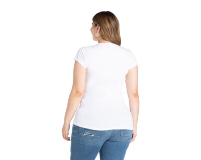 Foto 6 | Foto 6 | Playera Thinner Manga Corta Blanca