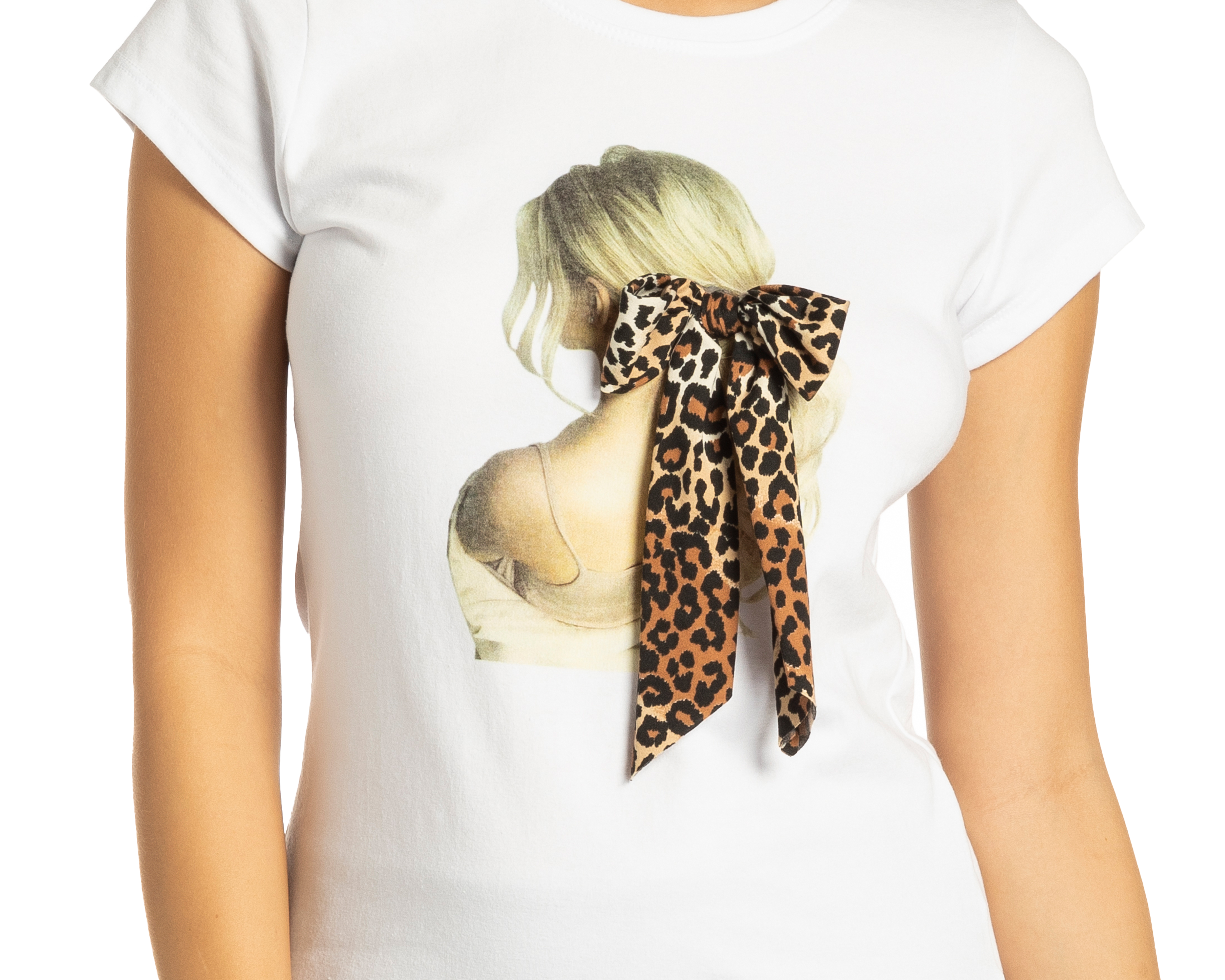 Foto 8 pulgar | Foto 7 | Playera Thinner Manga Corta Blanca