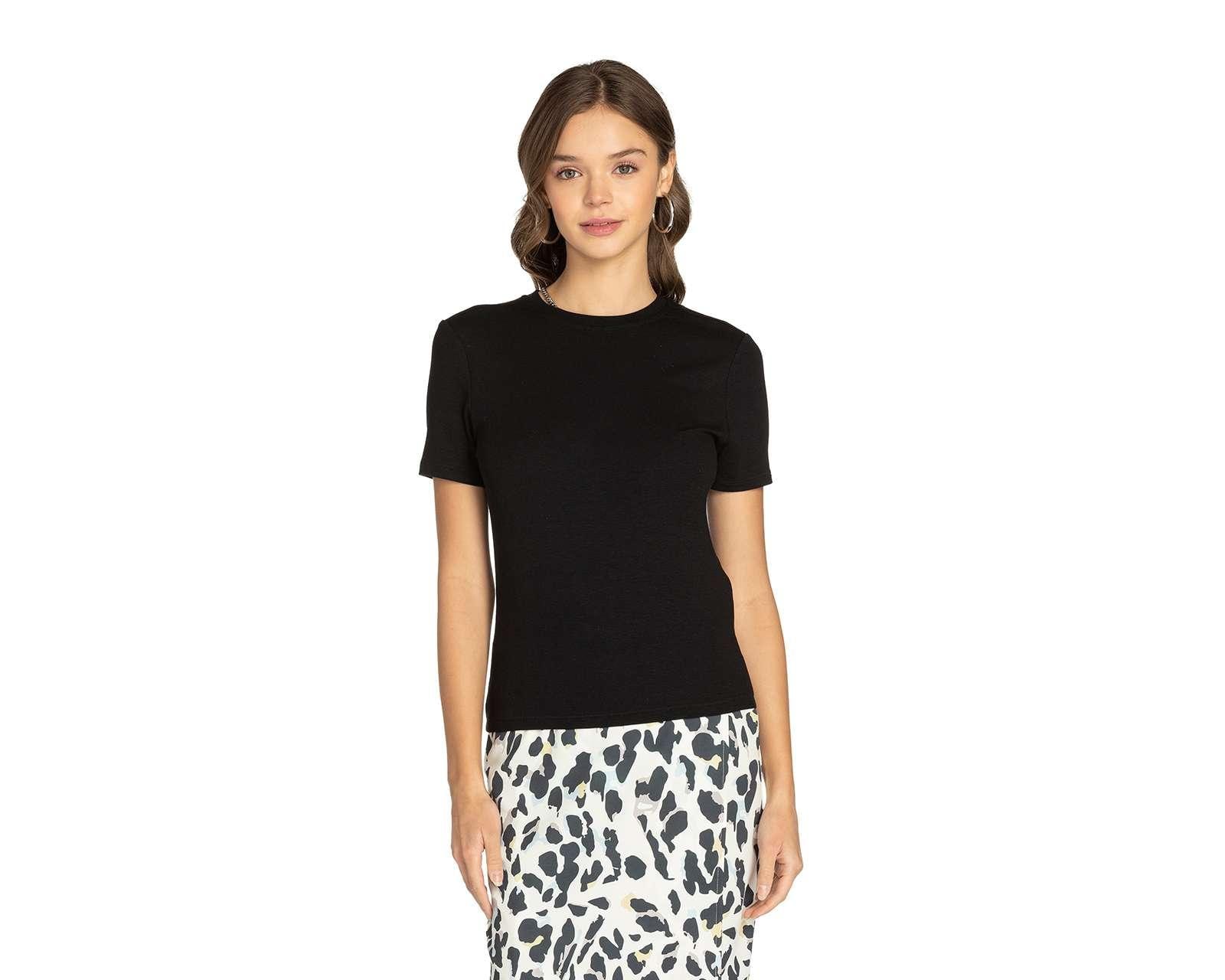 Foto 3 pulgar | Foto 2 | Playera Thinner Manga Corta con Cuello Redondo