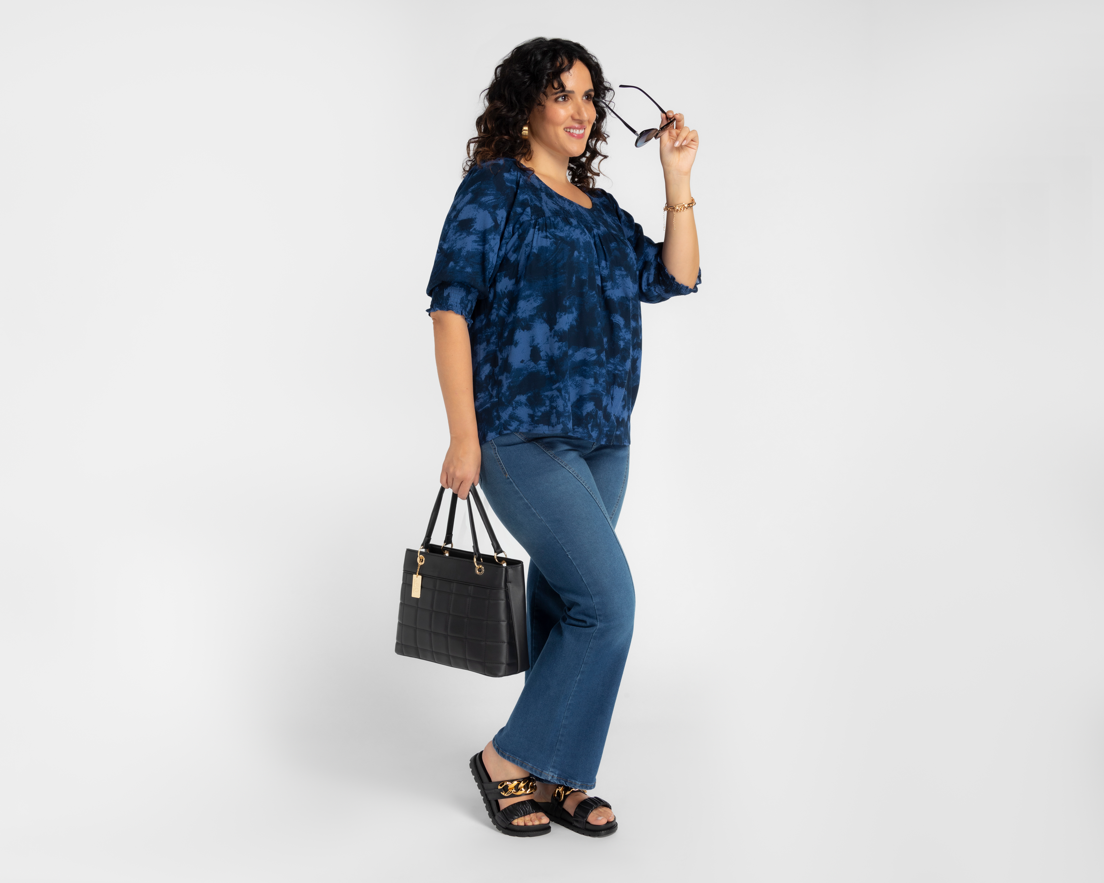 Foto 2 | Foto 2 | Blusa Lady Sun con Elástico para Mujer