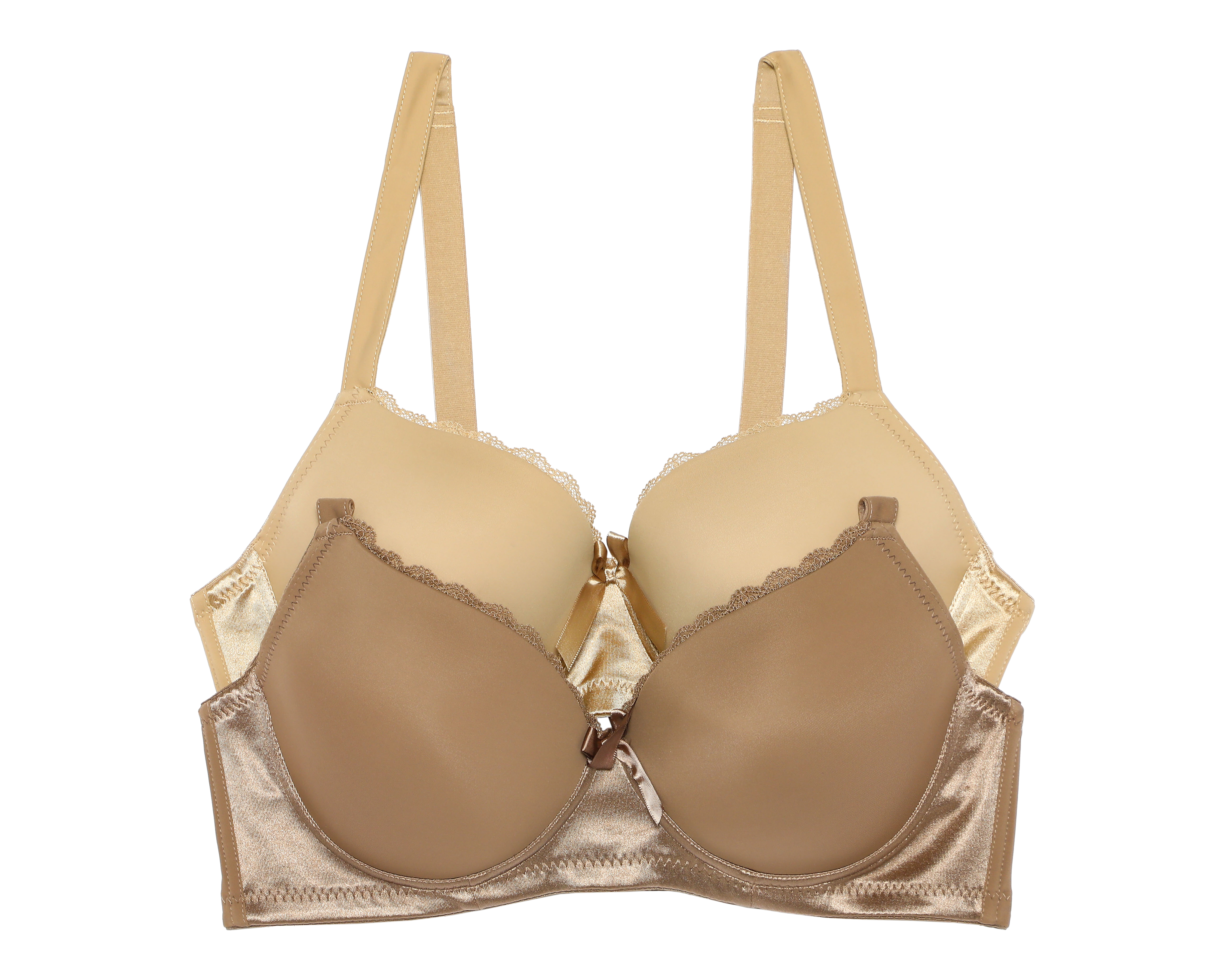Brasier Copa Completa con Encaje Beauty Secret 2 Piezas
