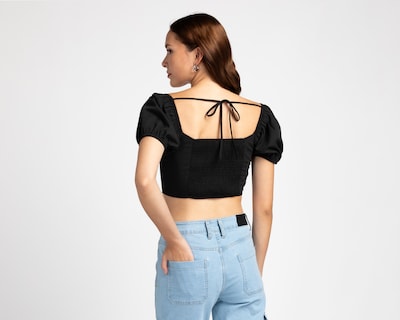 Foto 3 | Foto 3 | Crop Top Negro 18 Forever para Mujer