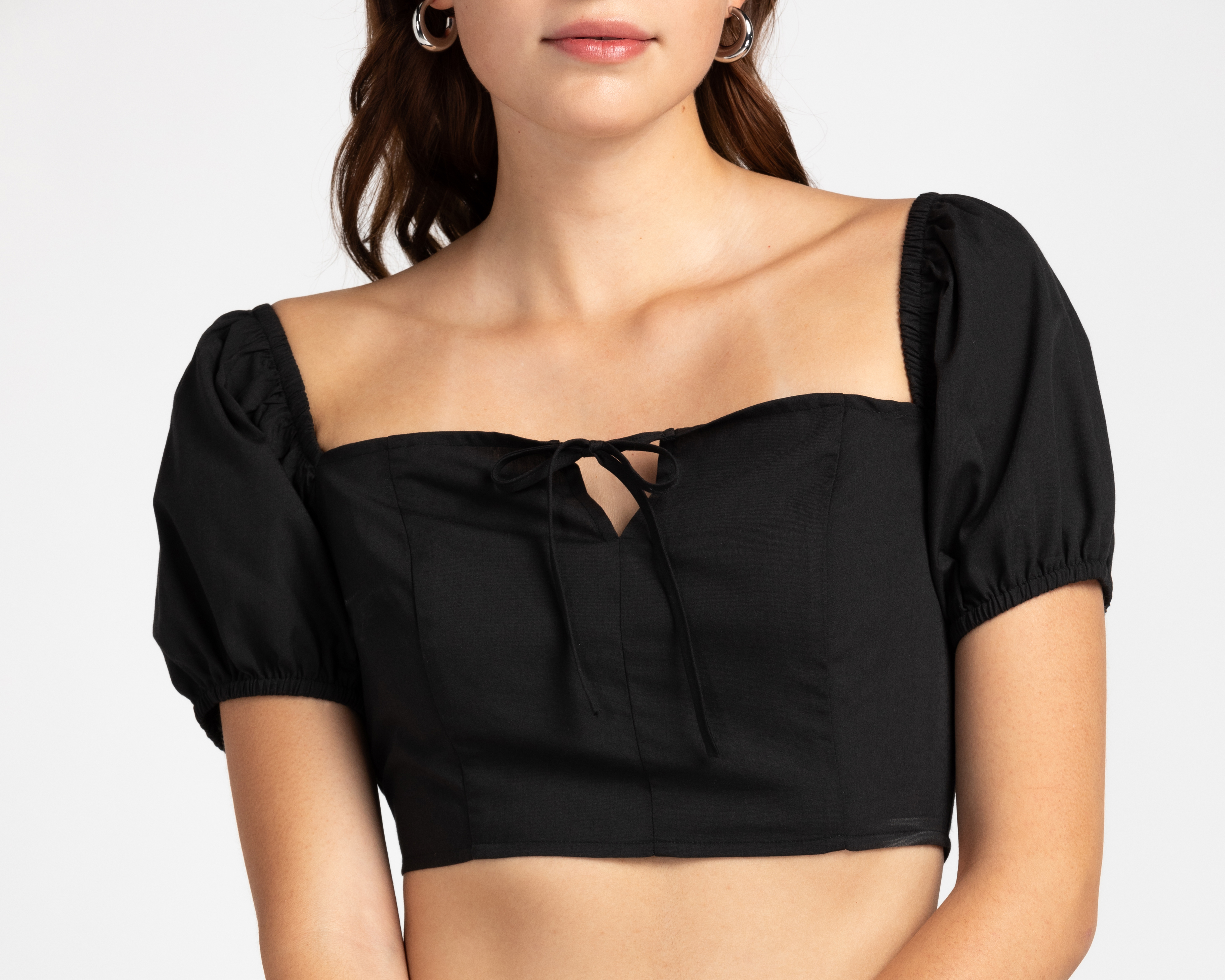 Foto 5 pulgar | Foto 4 | Crop Top Negro 18 Forever para Mujer