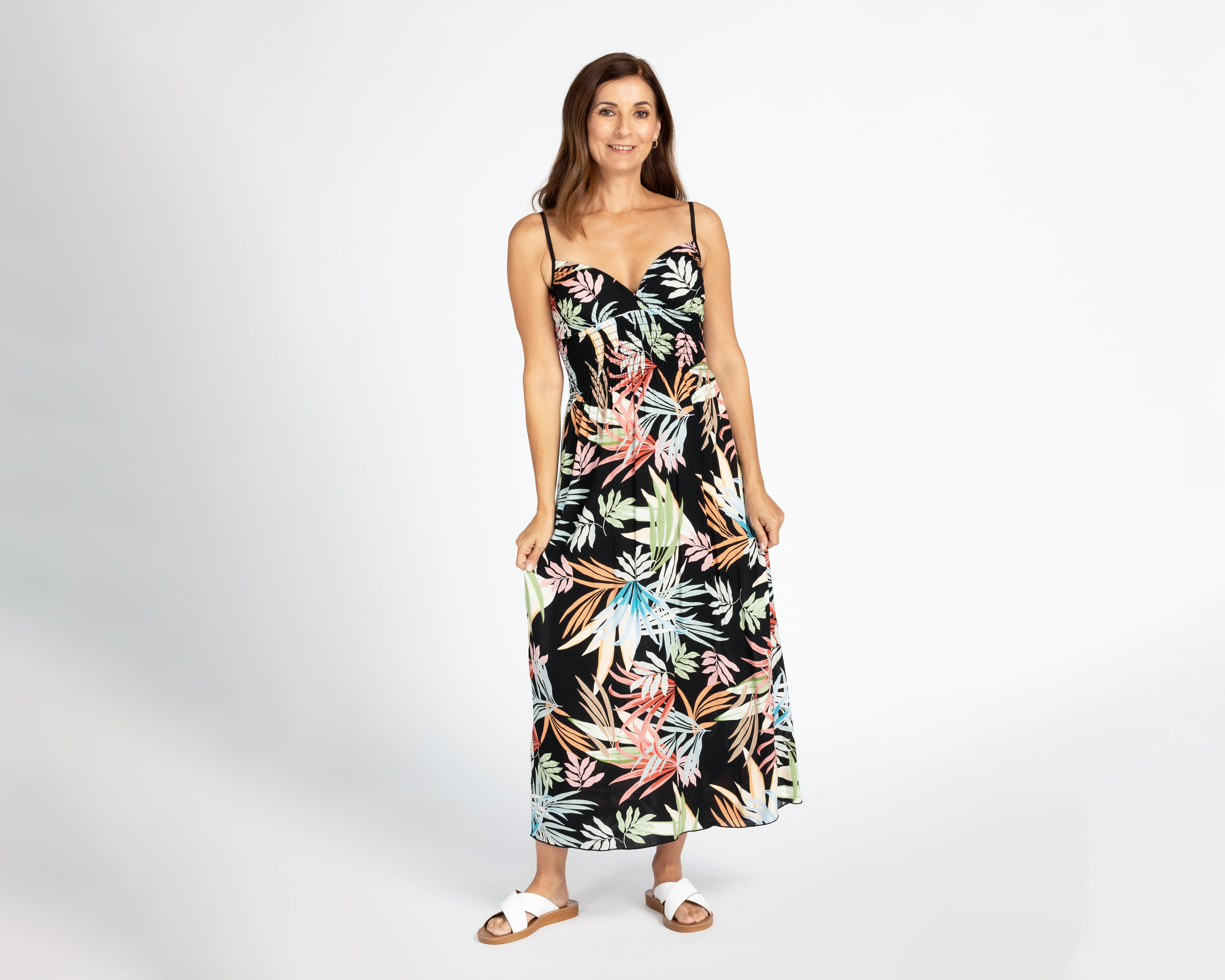 Vestido Lady Sun de Playa con Estampado Floral