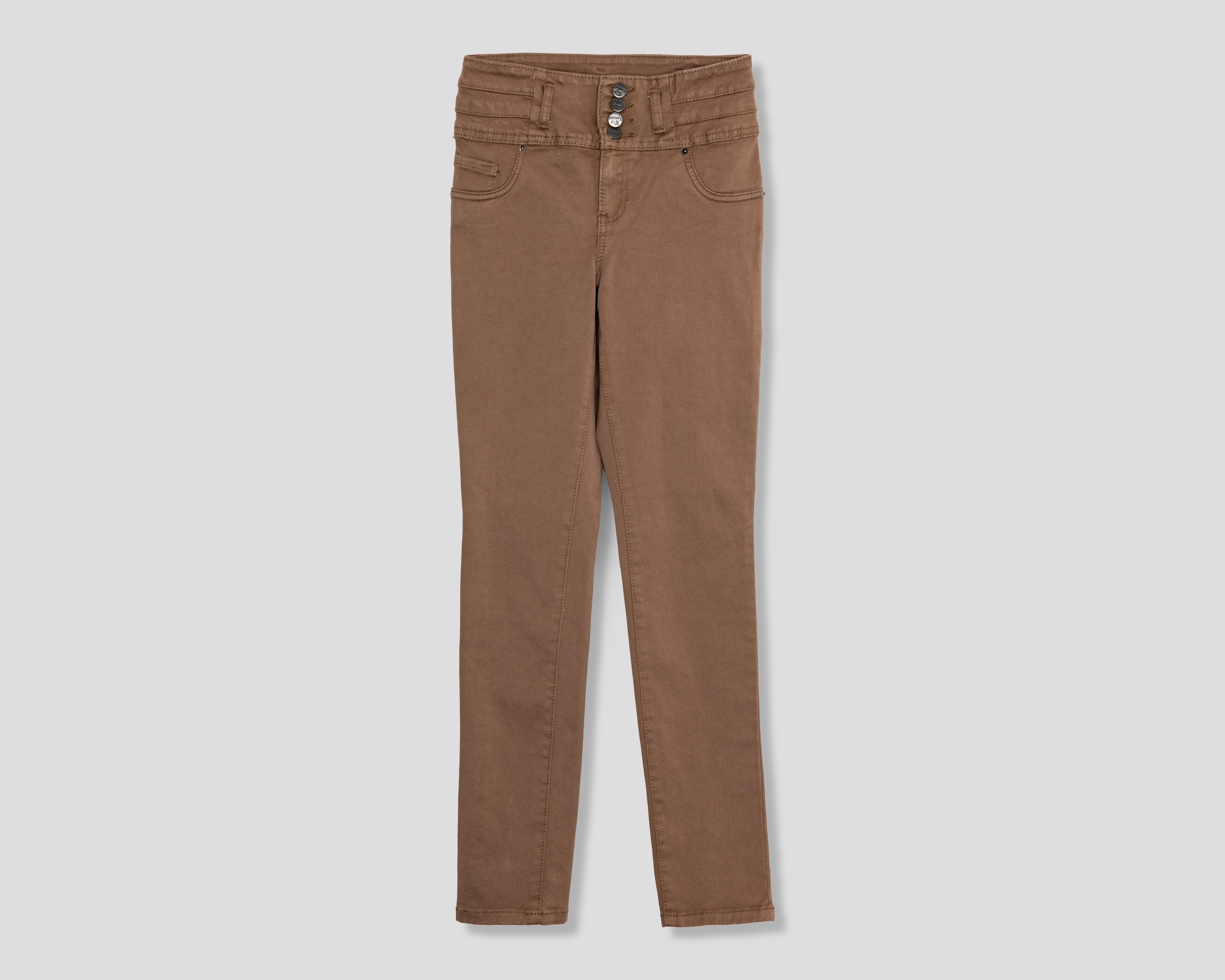 Pantalón Skinny Boy London BoyJG-71 Café para Mujer