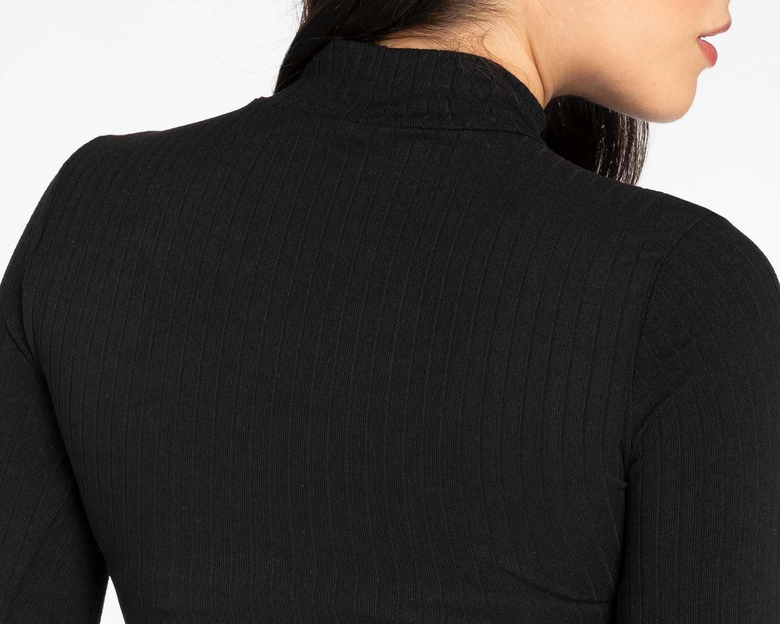 Foto 5 | Foto 5 | Playera Refill Negra Manga Larga