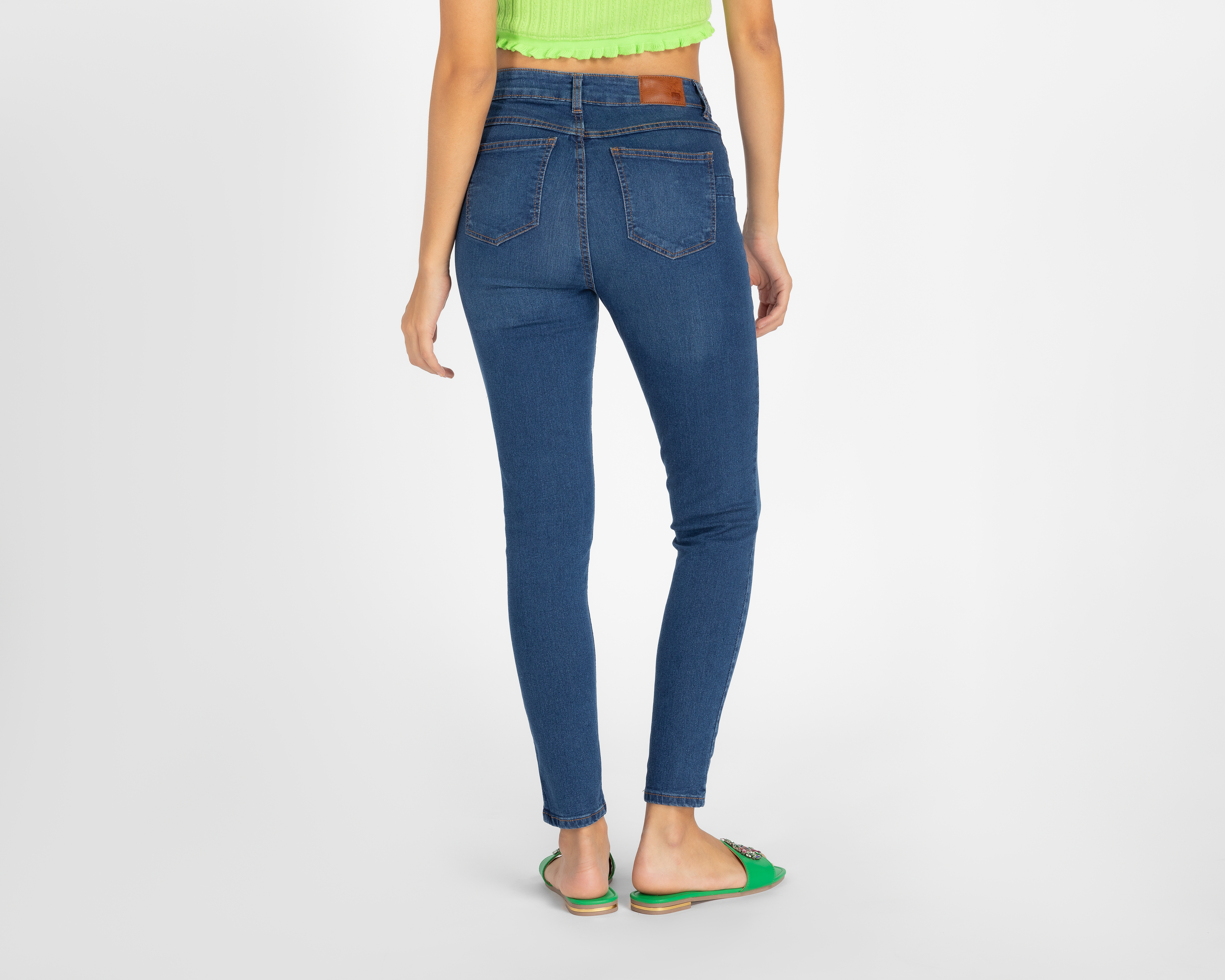Foto 4 pulgar | Foto 3 | Jeans Skinny Lucky Star para Mujer