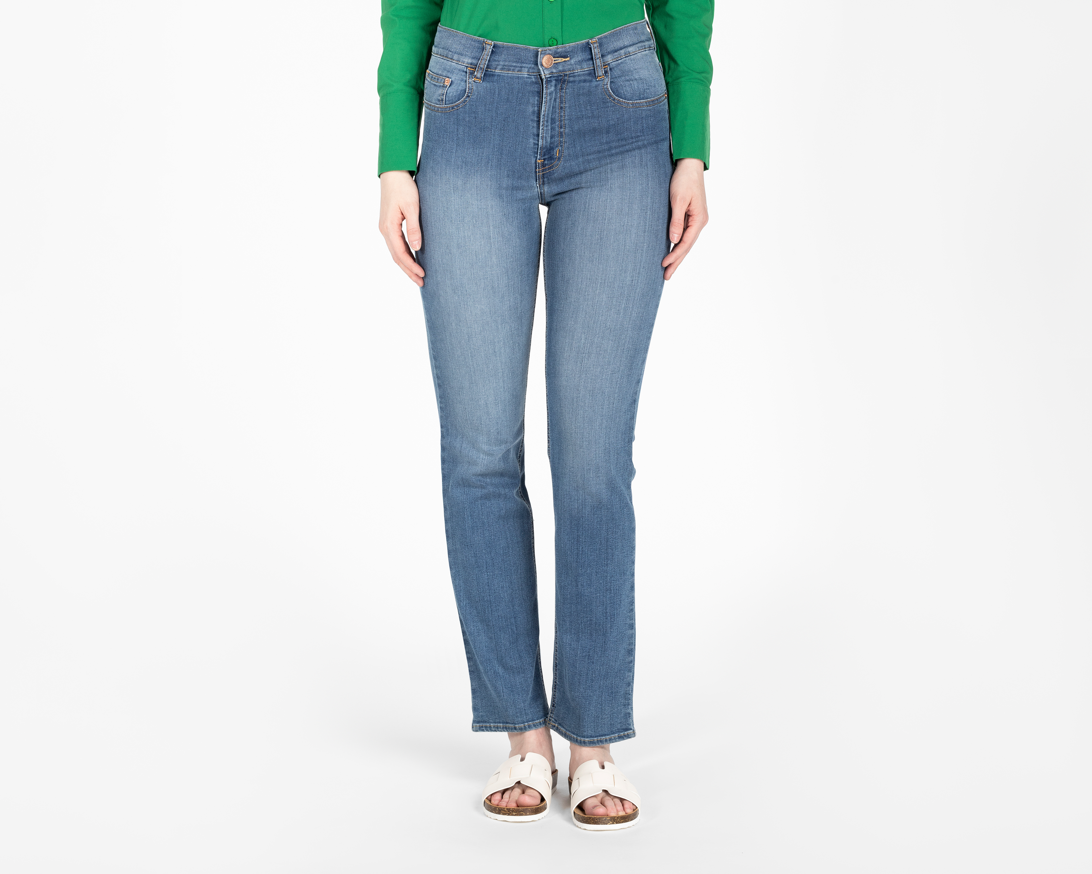 Foto 1 | Foto 1 | Jeans Straight Oggi Atraction Vintage para Mujer