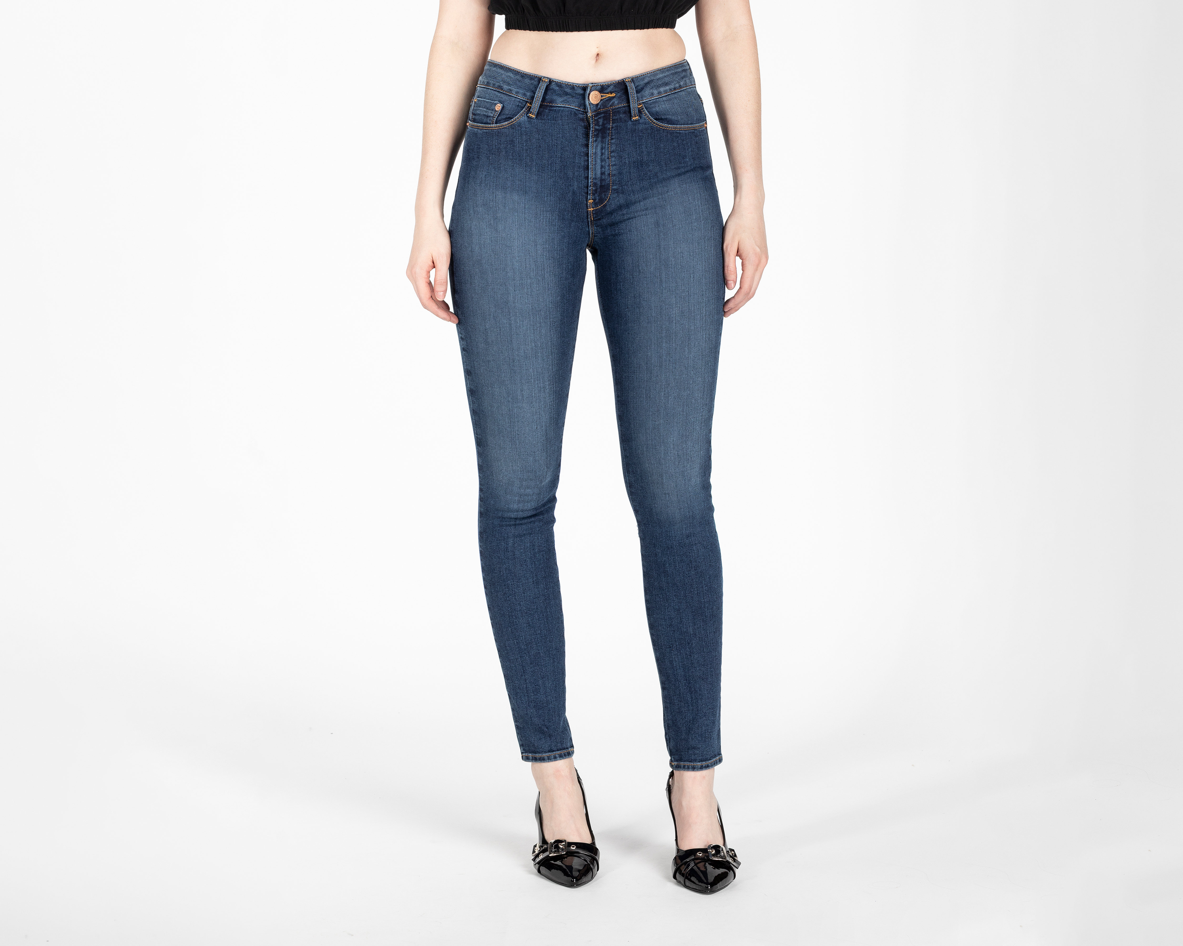 Jeans Skinny Oggi Lucy Vintage para Mujer