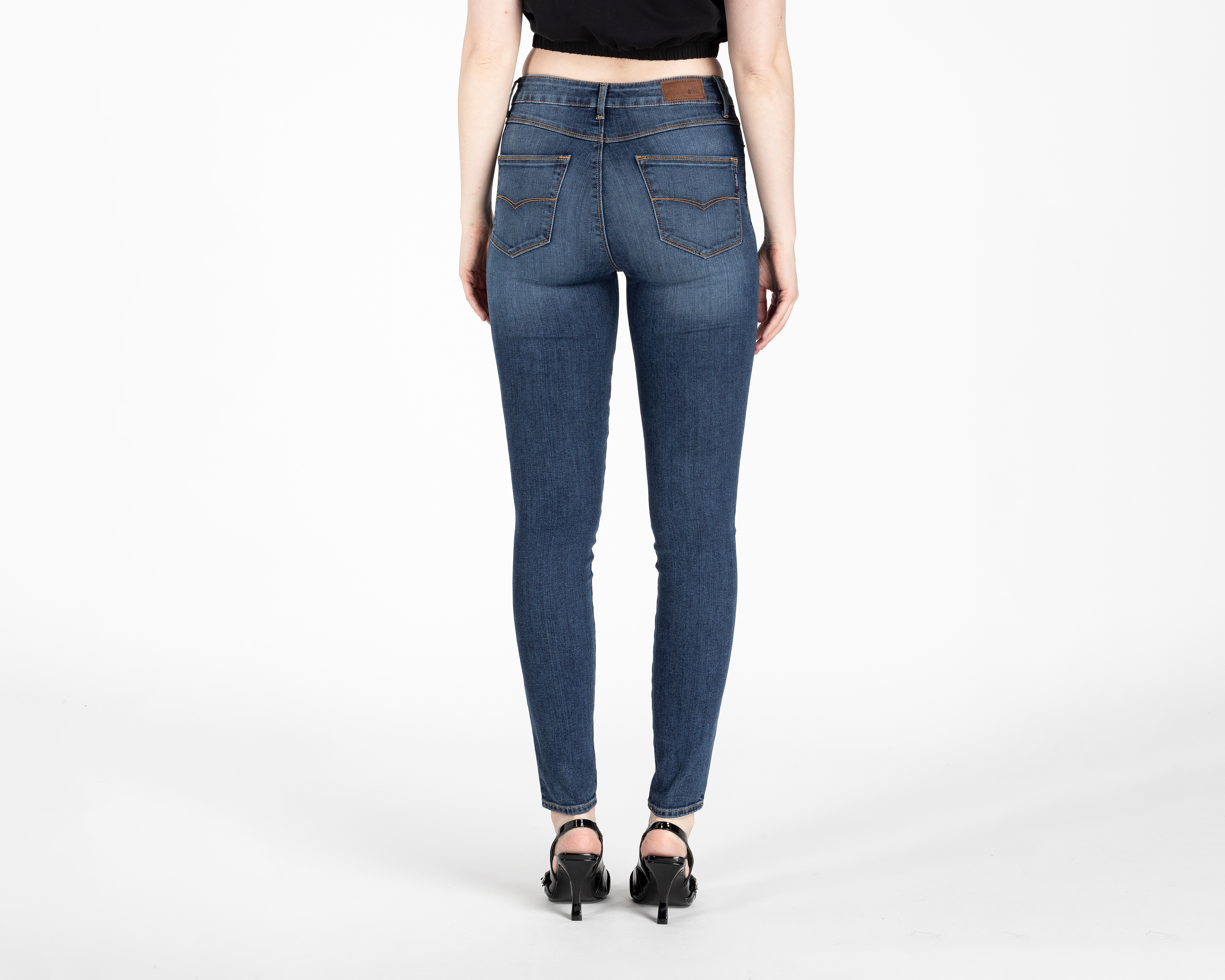 Foto 4 pulgar | Foto 3 | Jeans Skinny Oggi Lucy Vintage para Mujer