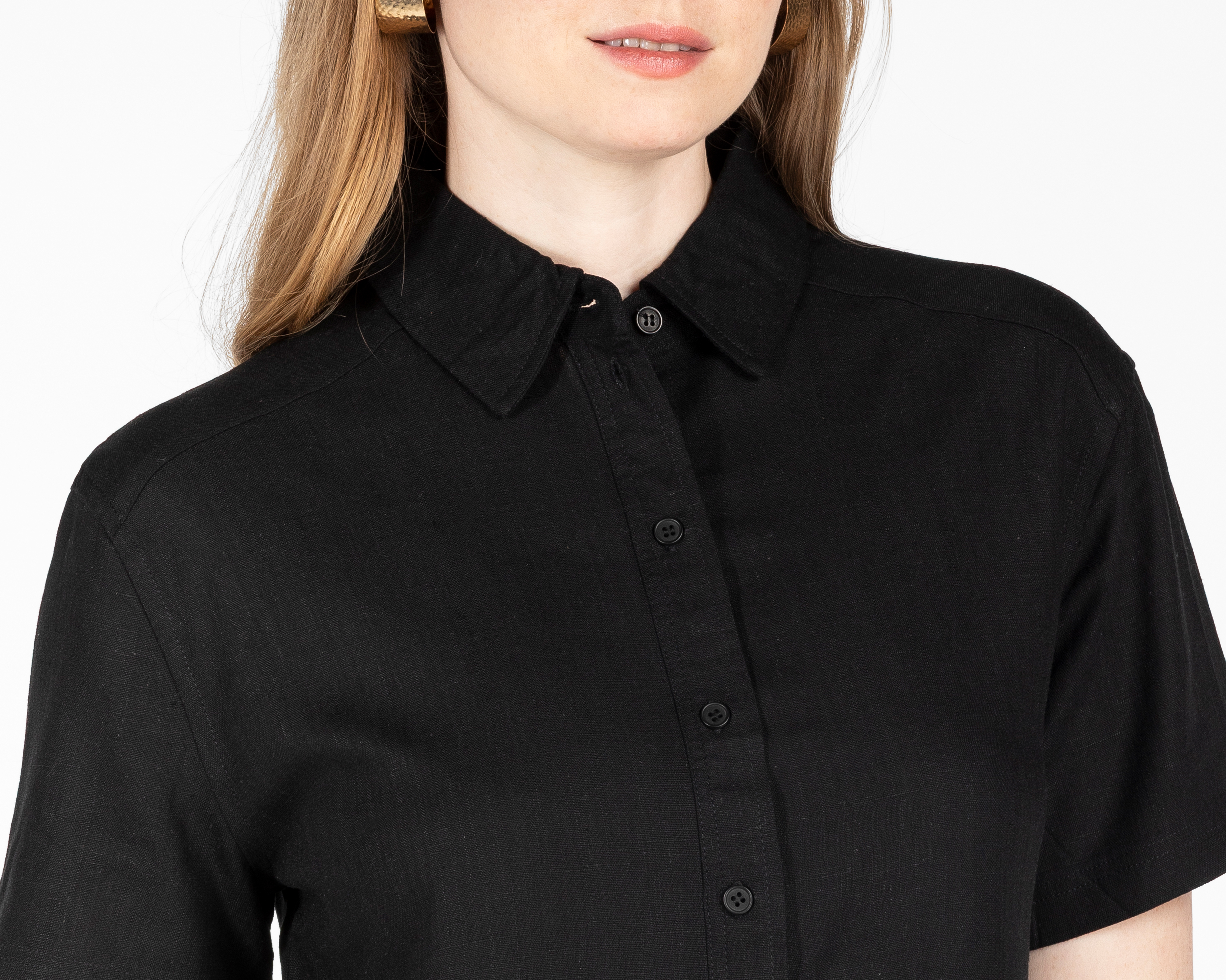 Foto 5 pulgar | Foto 4 | Blusa Negra Jennifer Lopez para Mujer