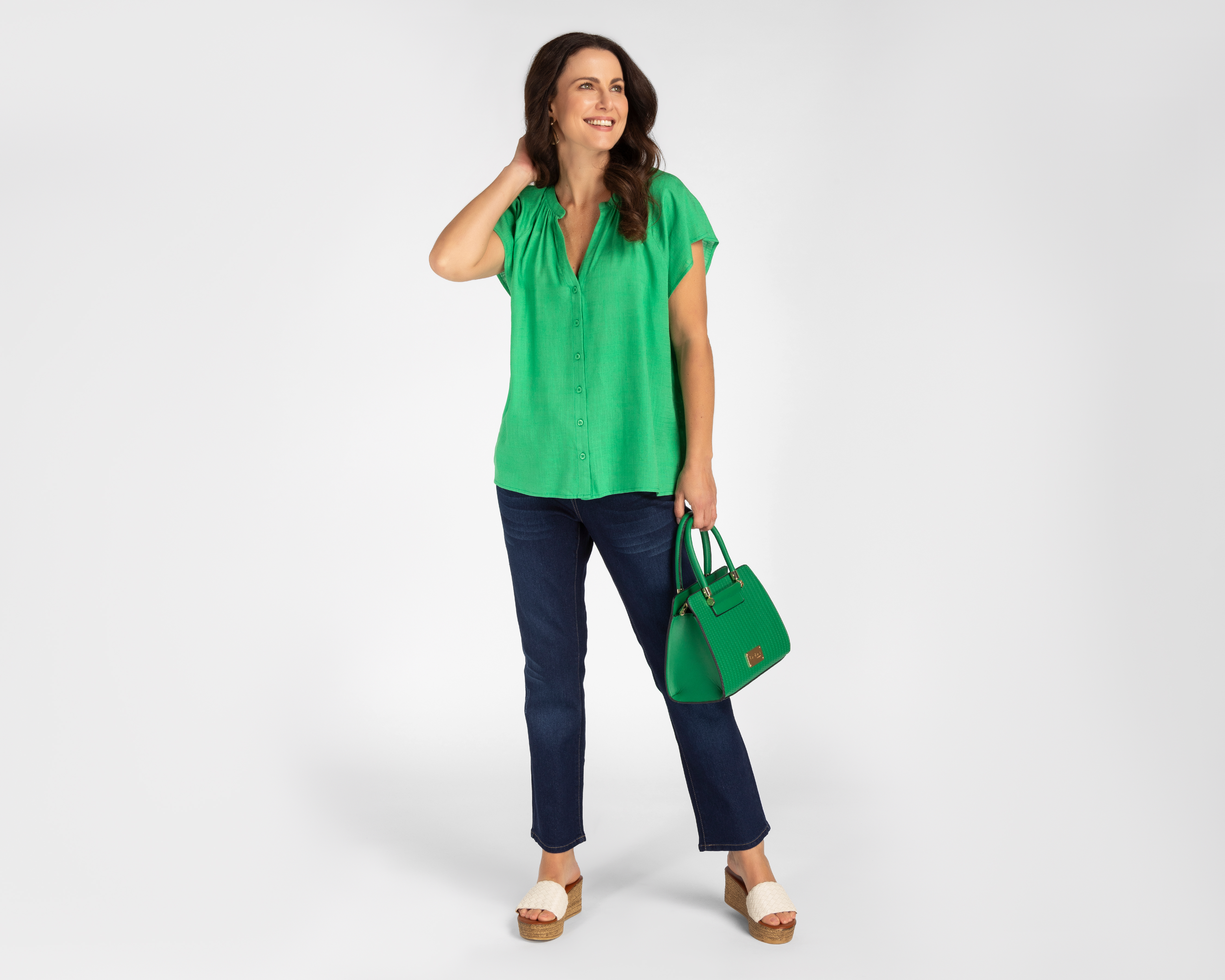 Foto 2 | Foto 2 | Blusa Lady Sun Manga Corta para Mujer