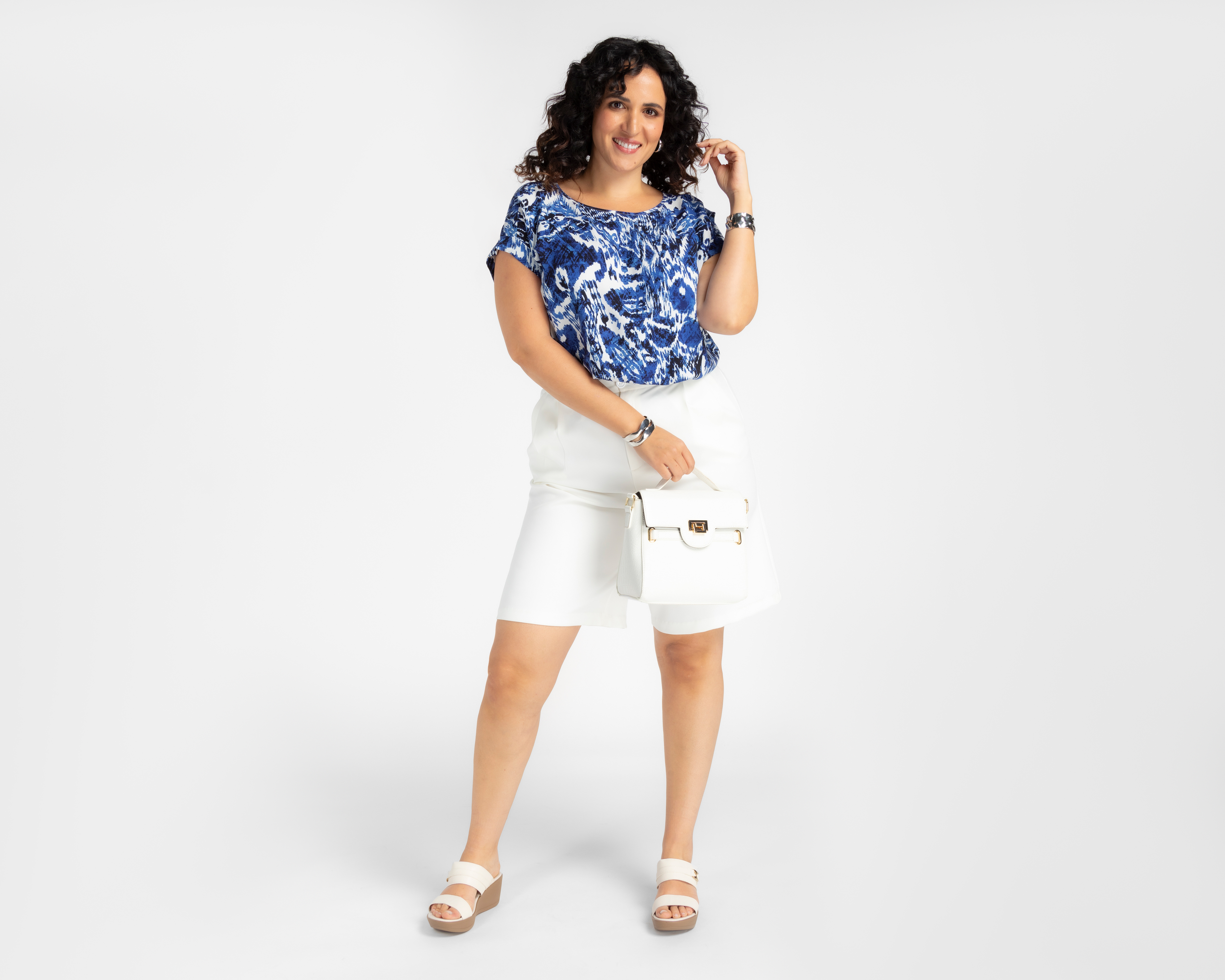 Foto 2 | Foto 2 | Blusa Lady Sun Manga Corta para Mujer