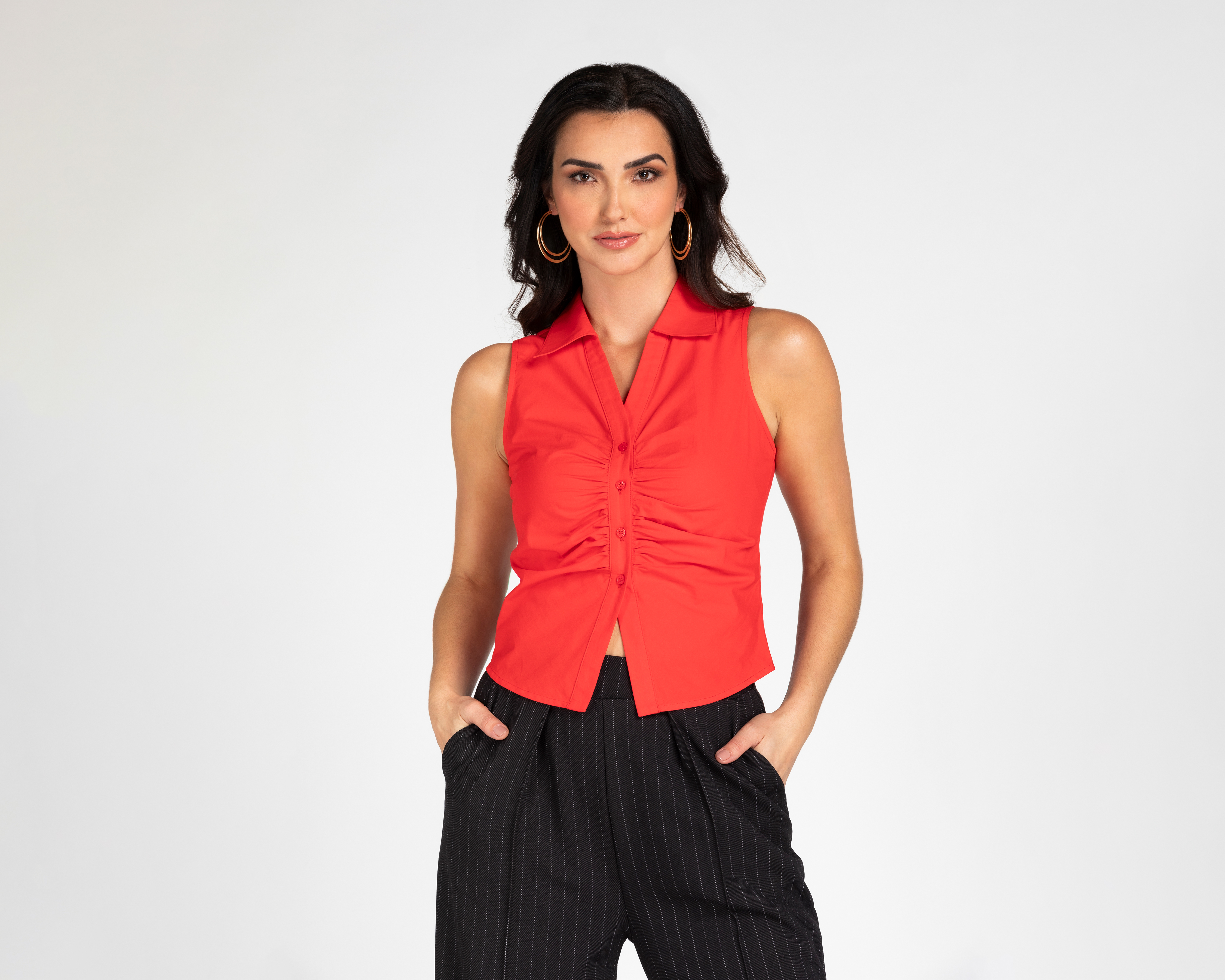 Blusa Sahara sin Mangas para Mujer