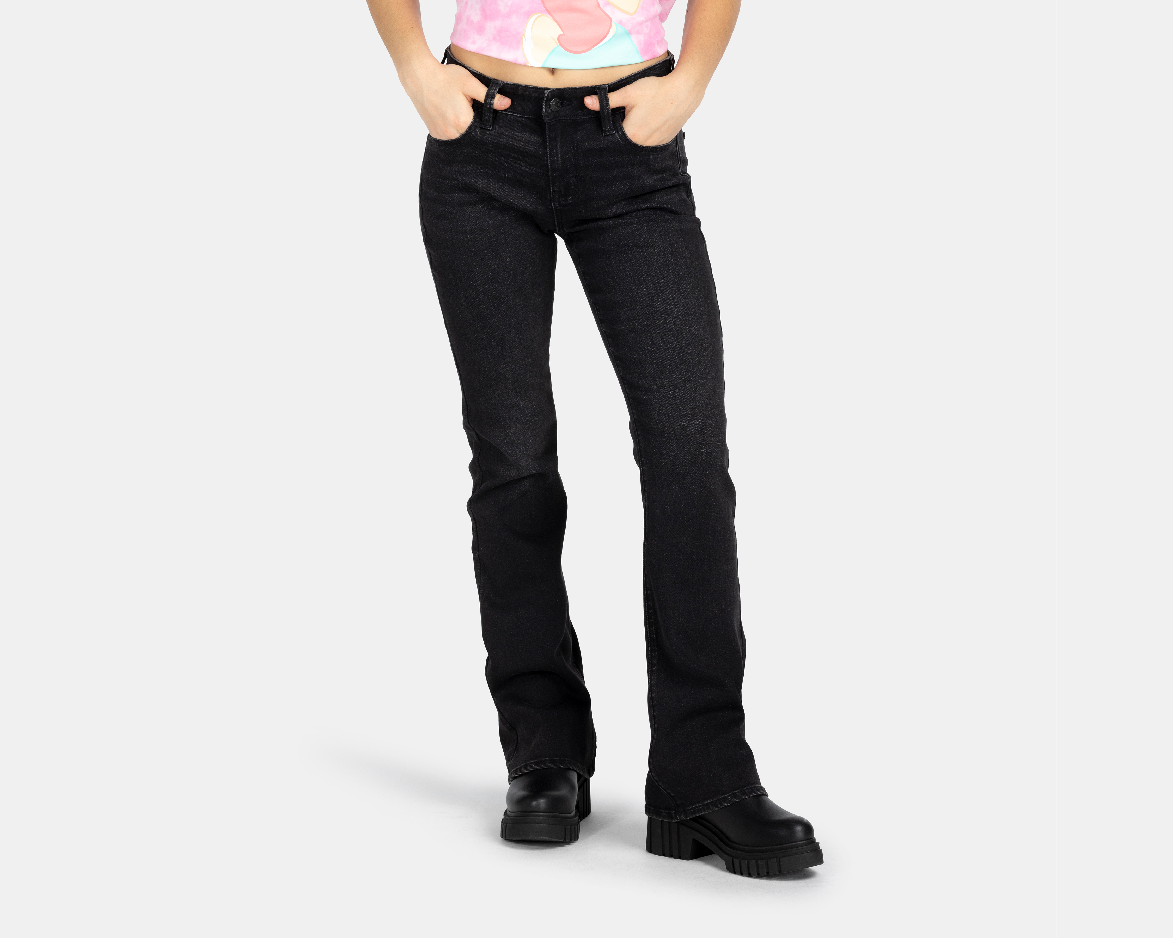 Foto 2 pulgar | Foto 1 | Jeans Boot Cut American Eagle Kick Boot para Mujer