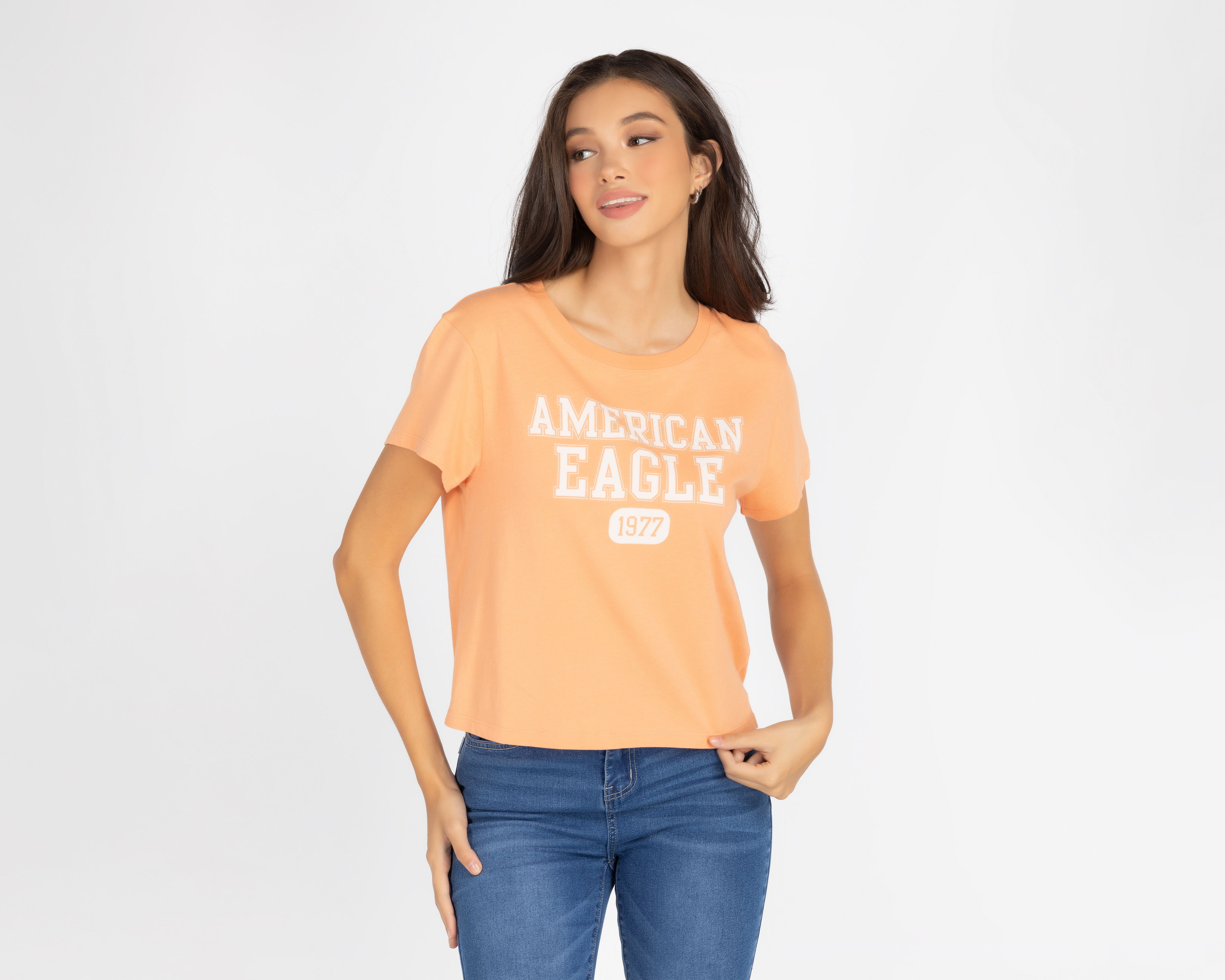 Foto 1 | Foto 1 | Playera American Eagle Estampada