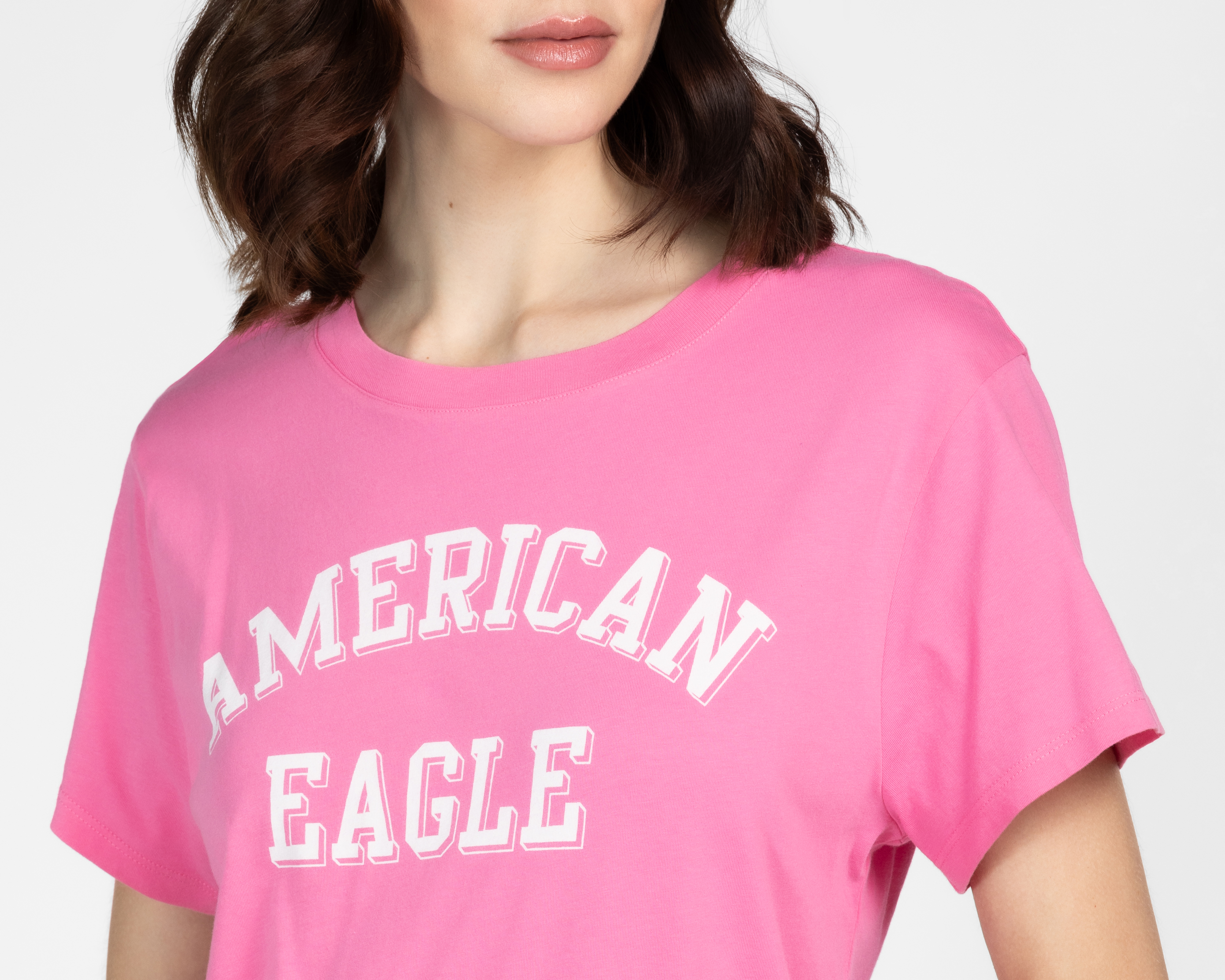 Foto 5 pulgar | Foto 4 | Playera Manga Corta American Eagle para Mujer