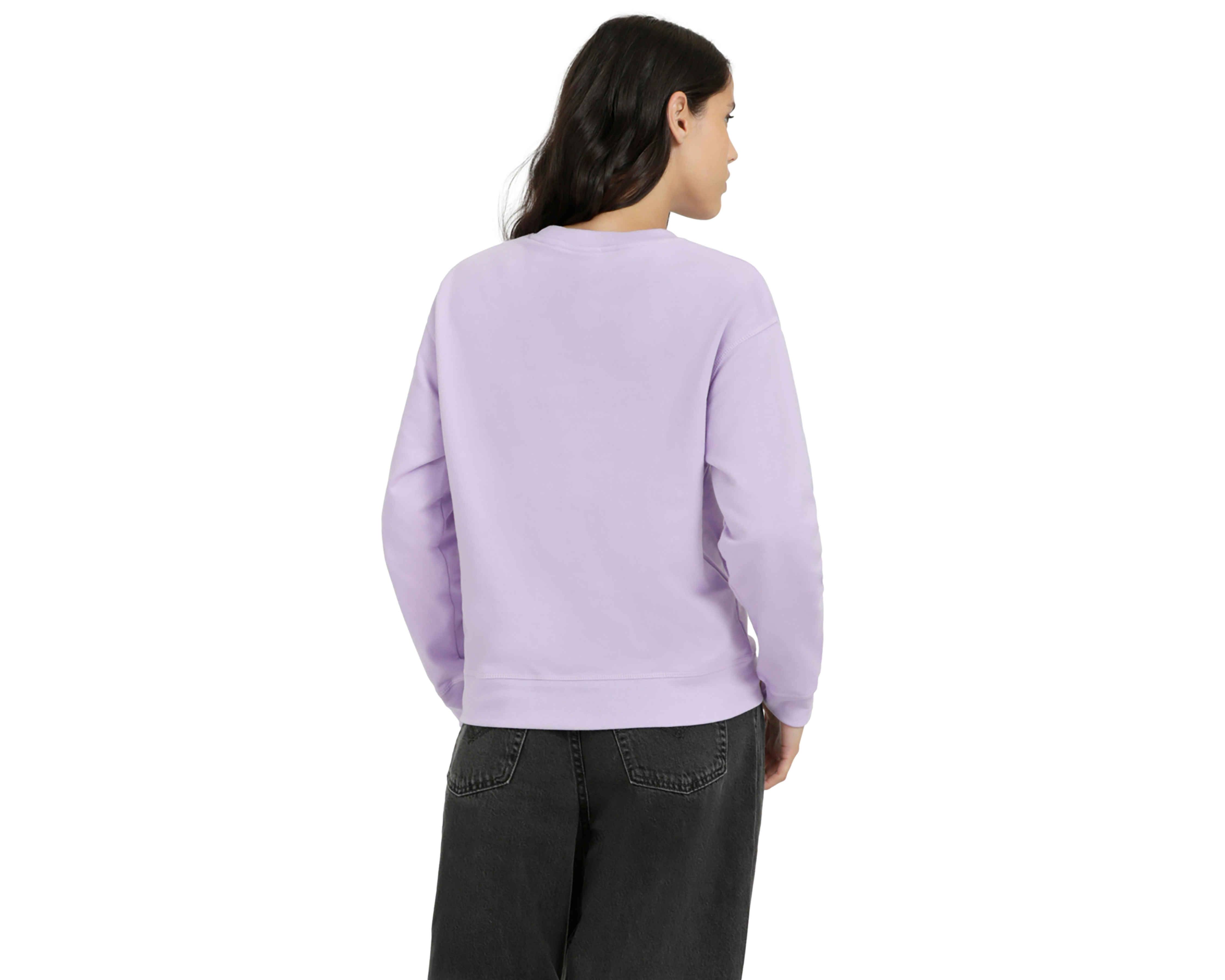 Foto 4 pulgar | Foto 3 | Sudadera Levi's Lila con Cuello Redondo