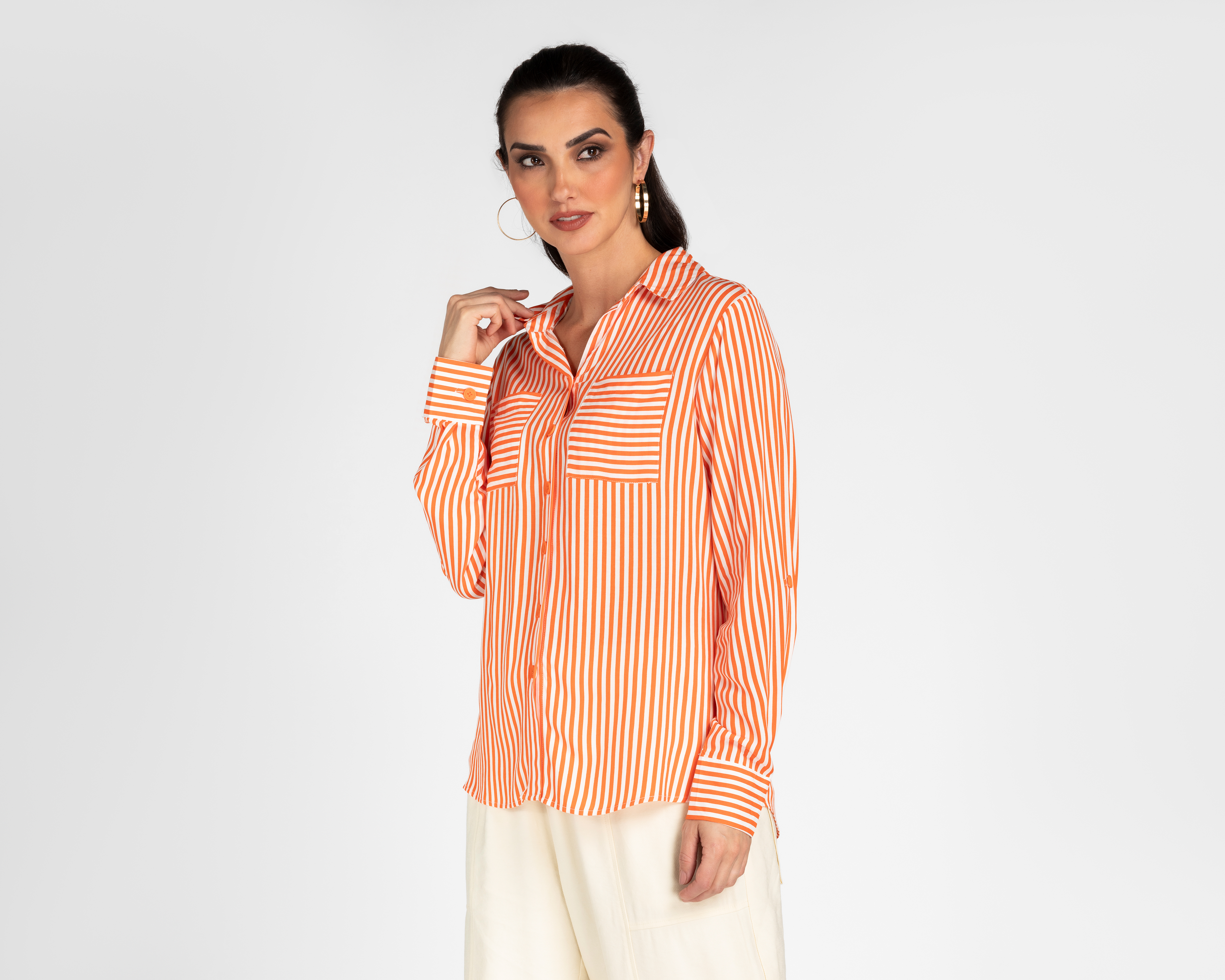 Foto 2 pulgar | Foto 1 | Blusa Lady Sun Manga Larga para Mujer