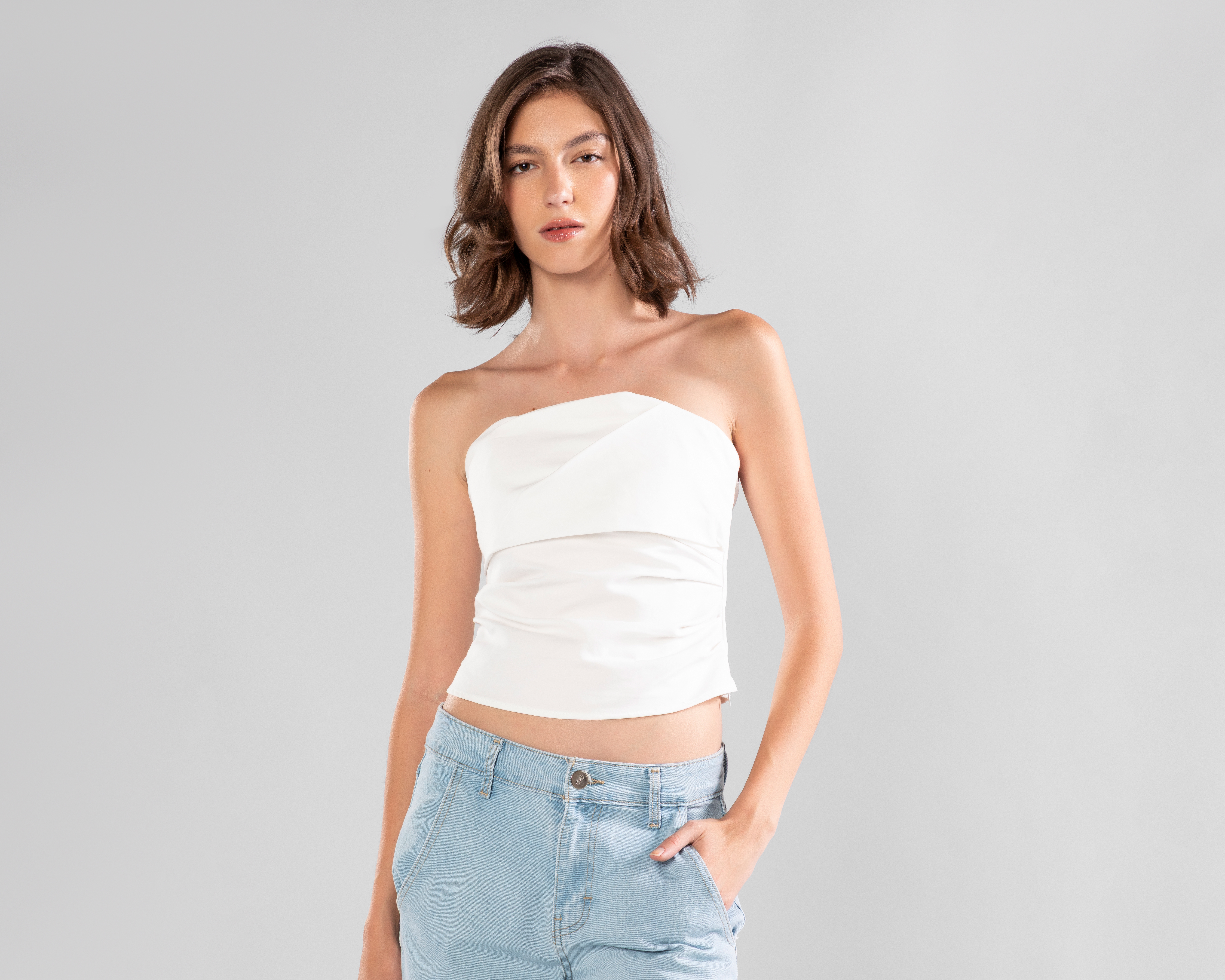 Foto 1 | Foto 1 | Top Strona Blanco para Mujer