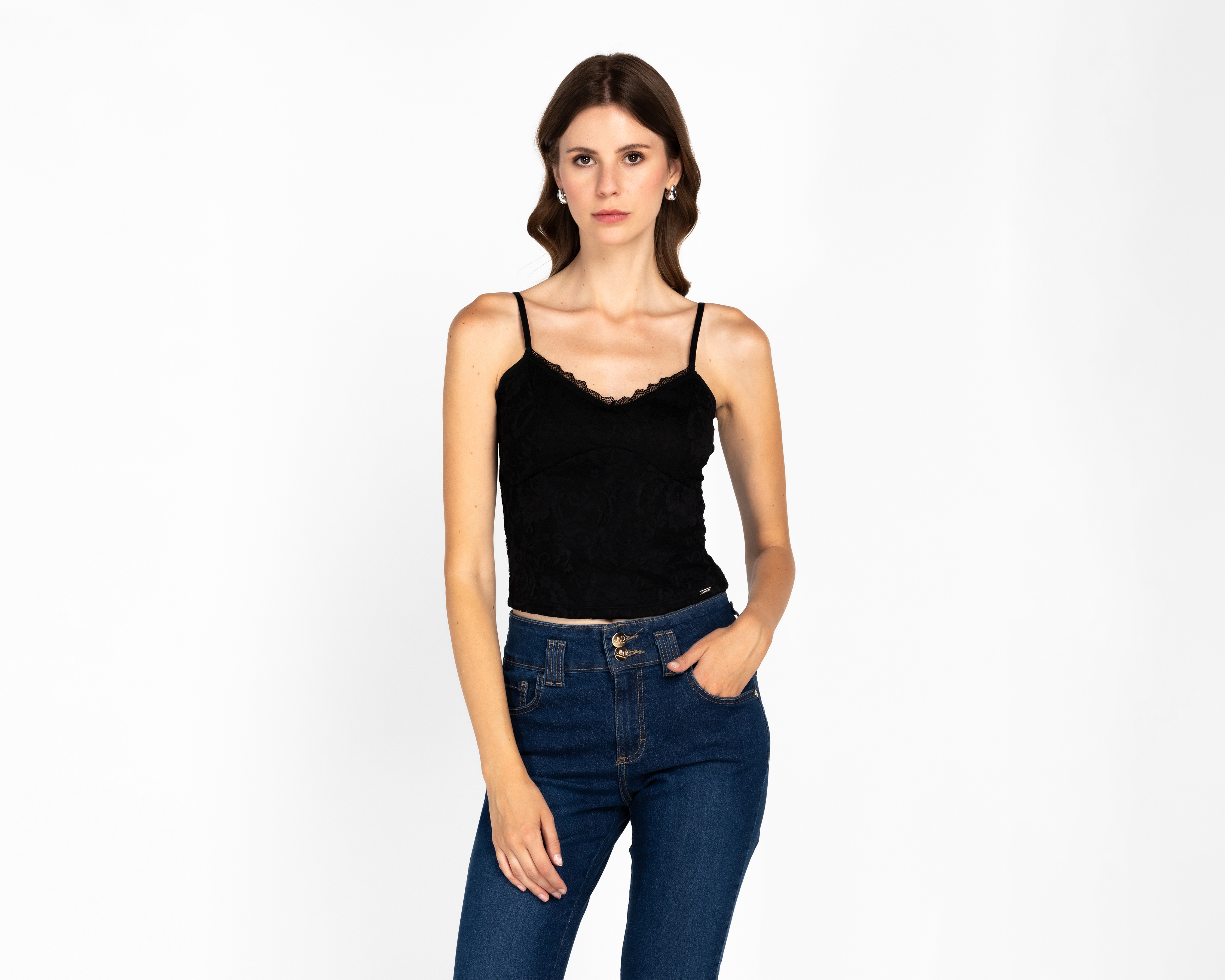 Foto 2 pulgar | Foto 1 | Blusa Bebé de Tirantes para Mujer