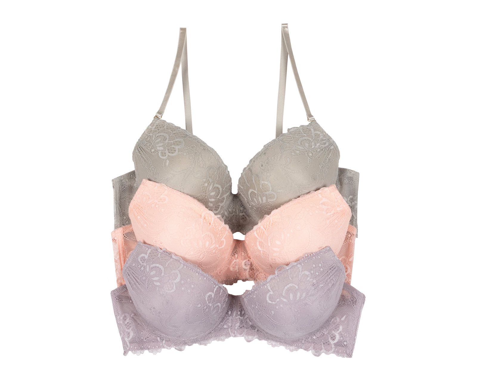 Foto 2 pulgar | Foto 1 | Brasier de Encaje Eva tu Estilo Íntimo Copa Completa 3 Piezas