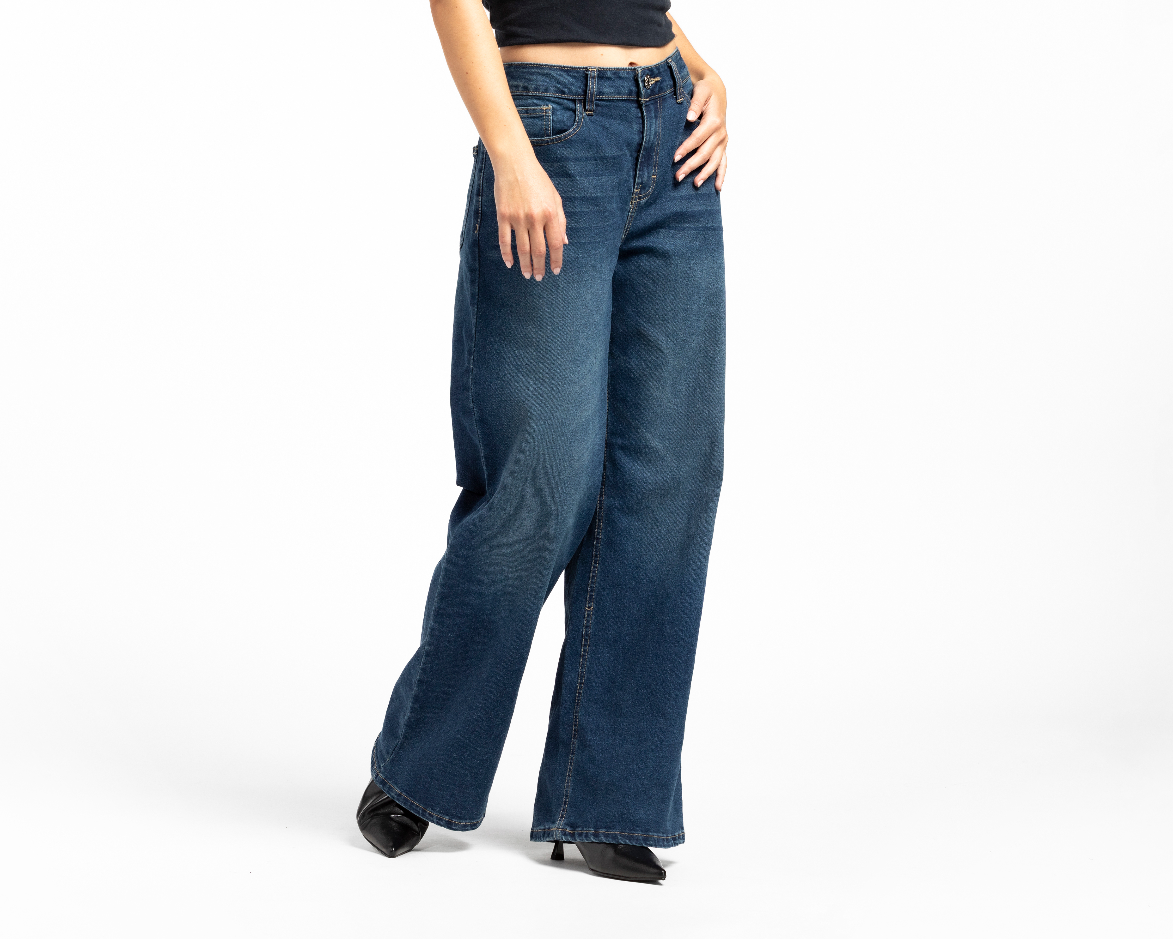Jeans Wide Leg Refill para Mujer
