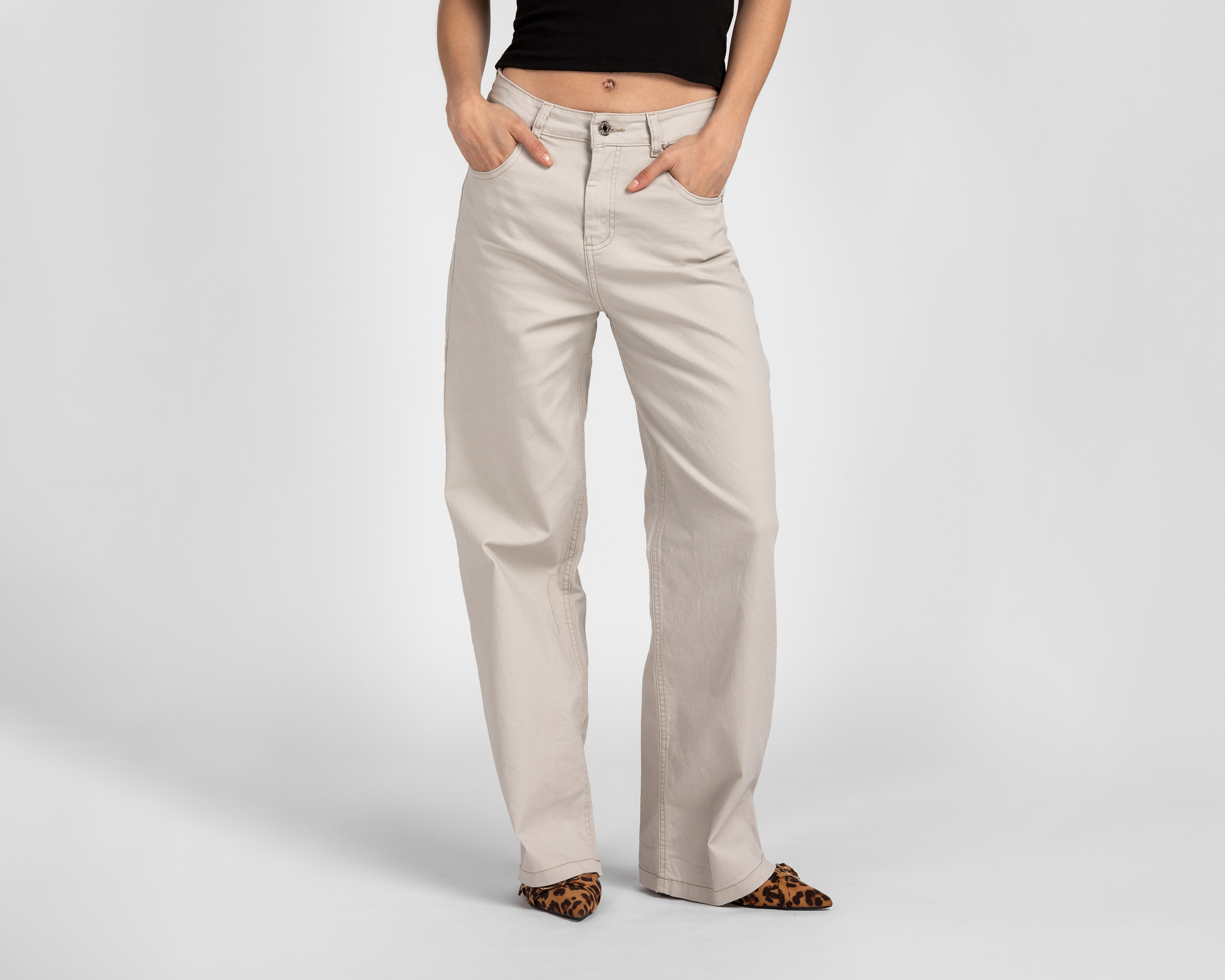 Jeans Wide Leg Refill para Mujer