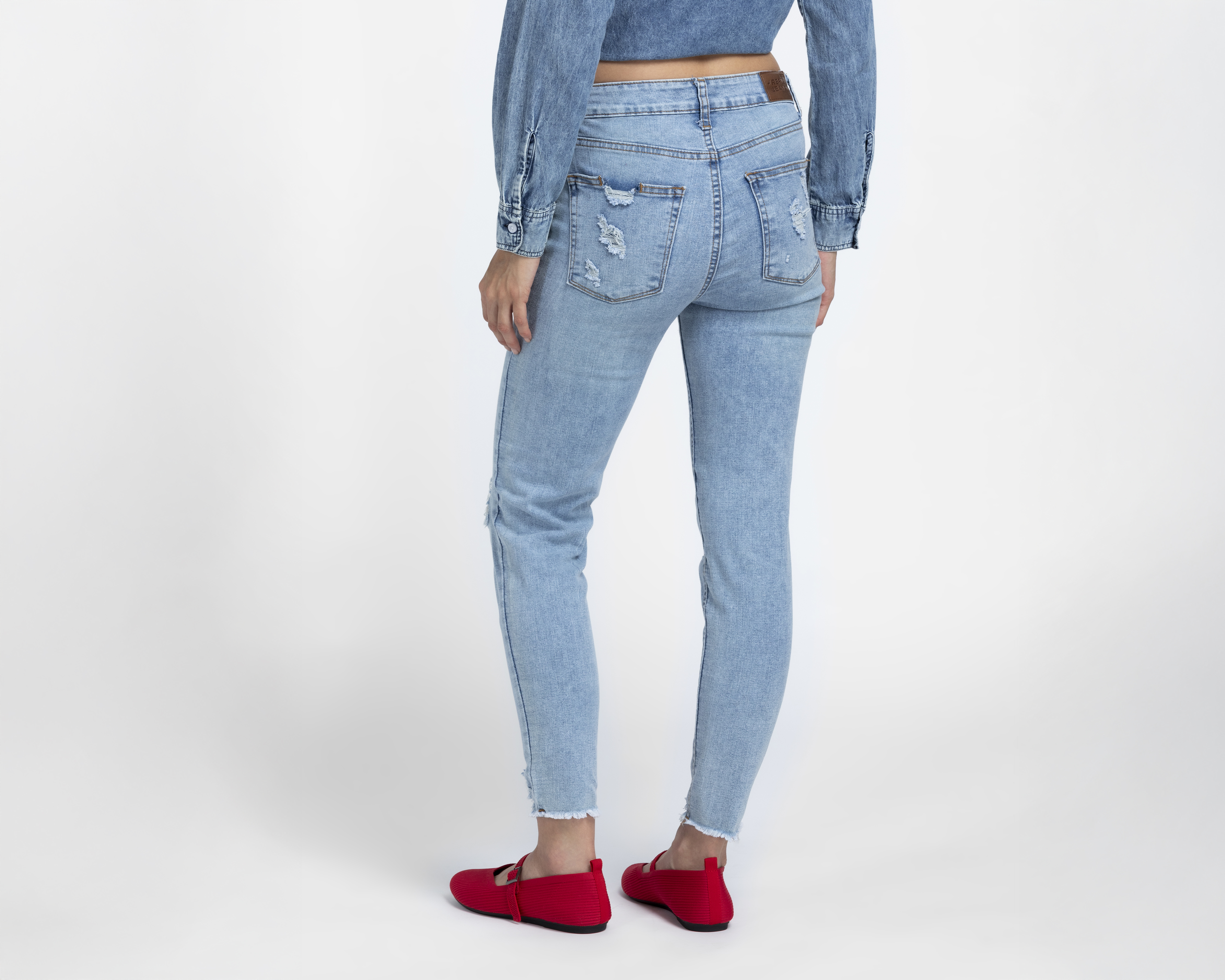 Foto 3 | Foto 3 | Jeans Skinny Refill para Mujer