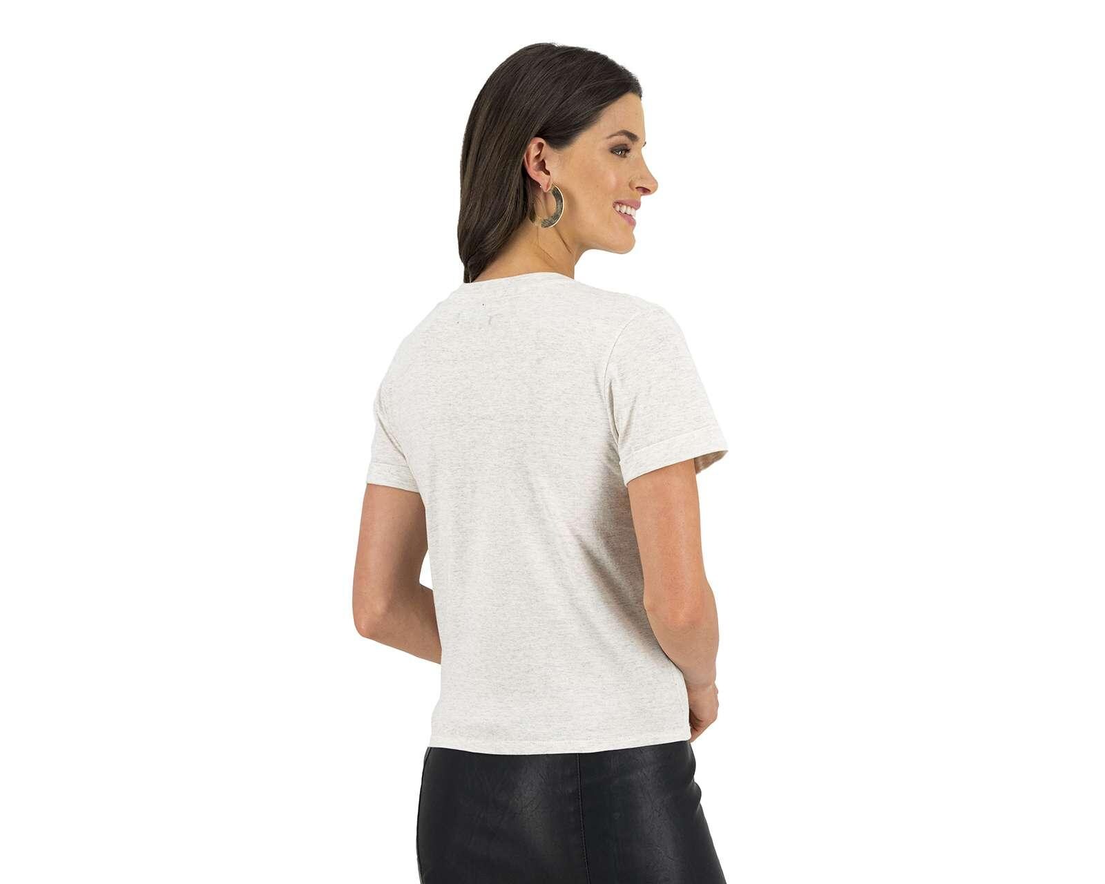 Foto 4 pulgar | Foto 3 | Playera Thinner Manga Corta Cuello Redondo